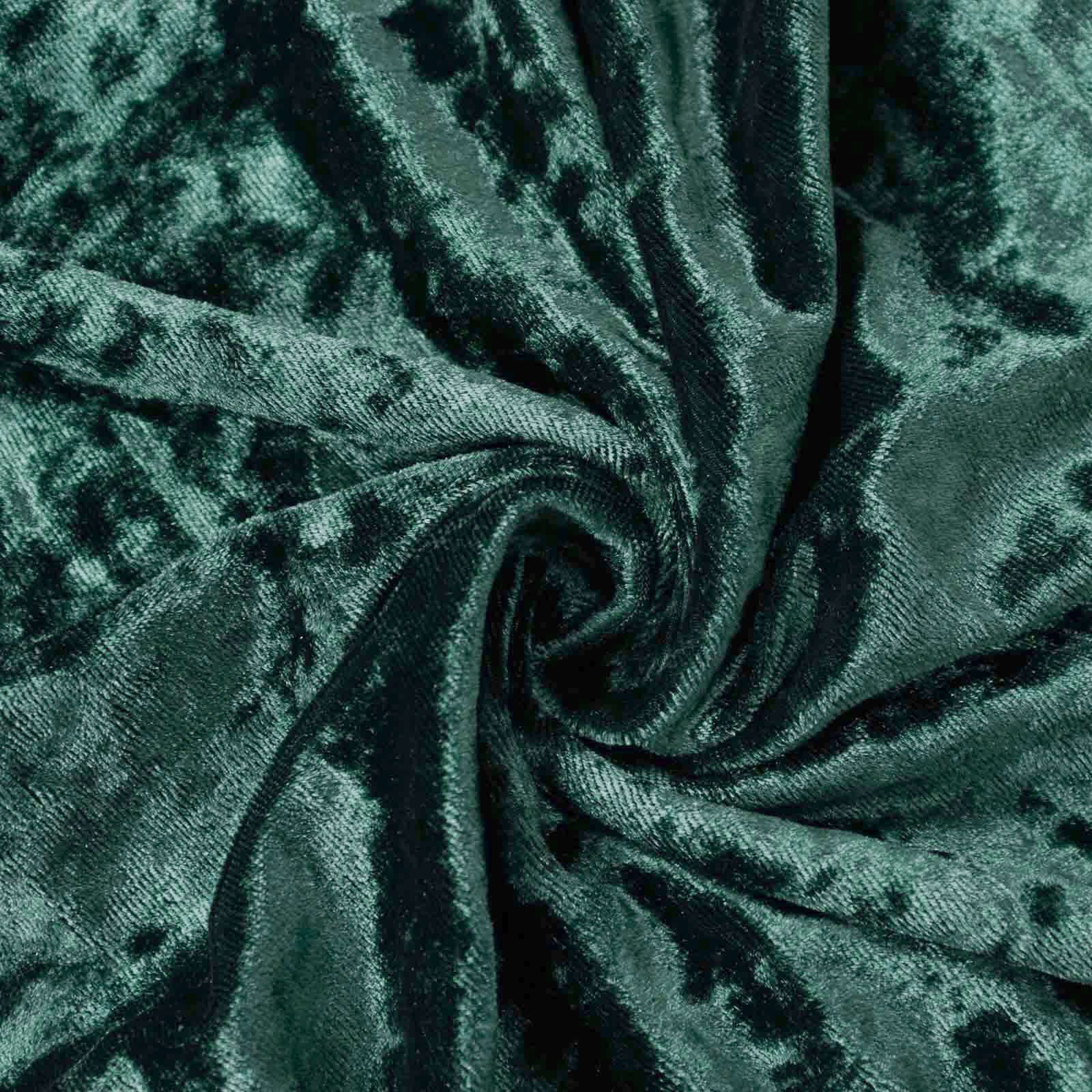 Set of 3 Hunter Emerald Green Crushed Velvet Chiara Wedding Arch Covers For Round Top Backdrop Stands 5ft, 6ft, 7ft - Image 16