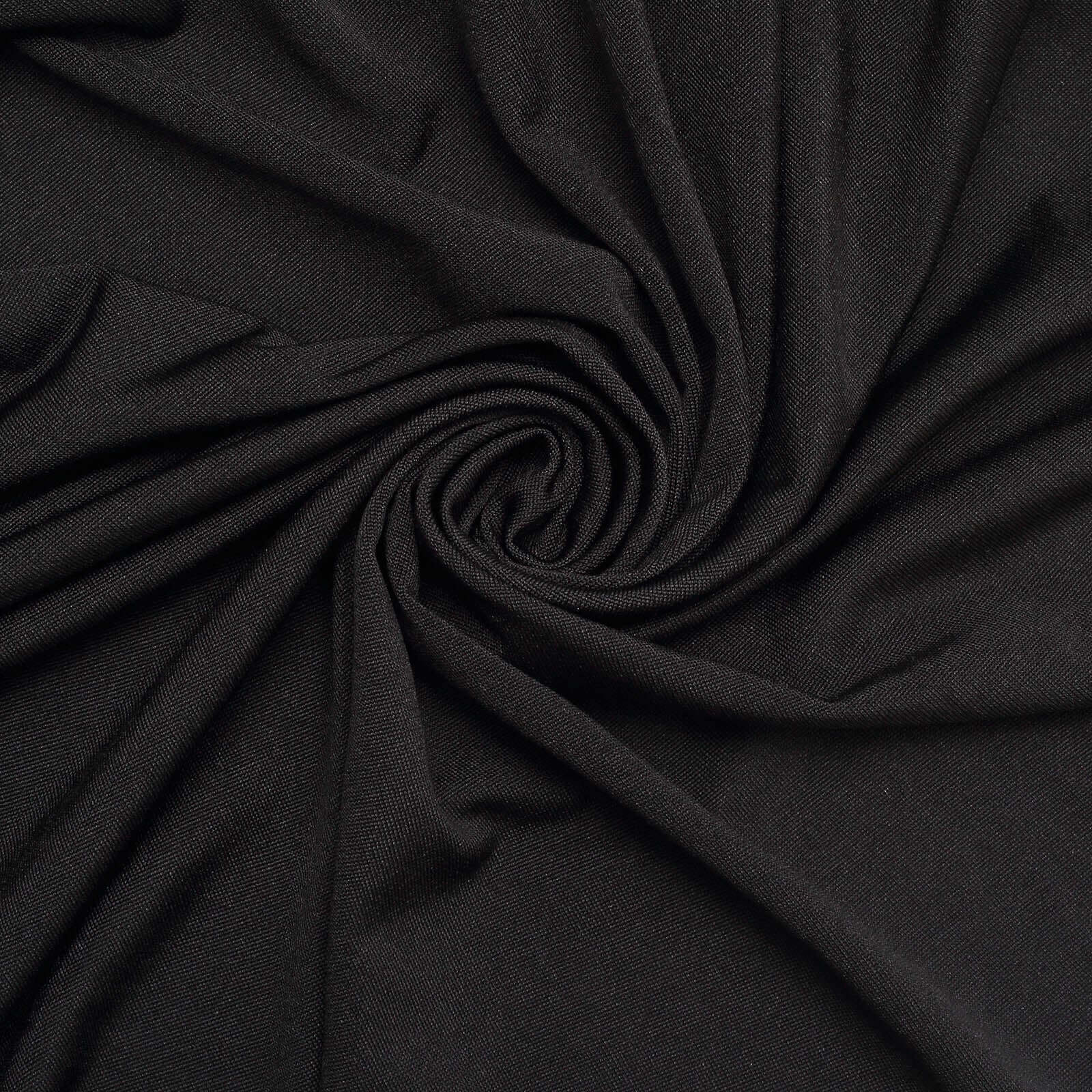 Set of 4 Matte Black Spandex Fitted Wedding Arch Covers For Round Top Chiara Backdrop Stands 4ft,5ft,6ft,7ft - Image 8
