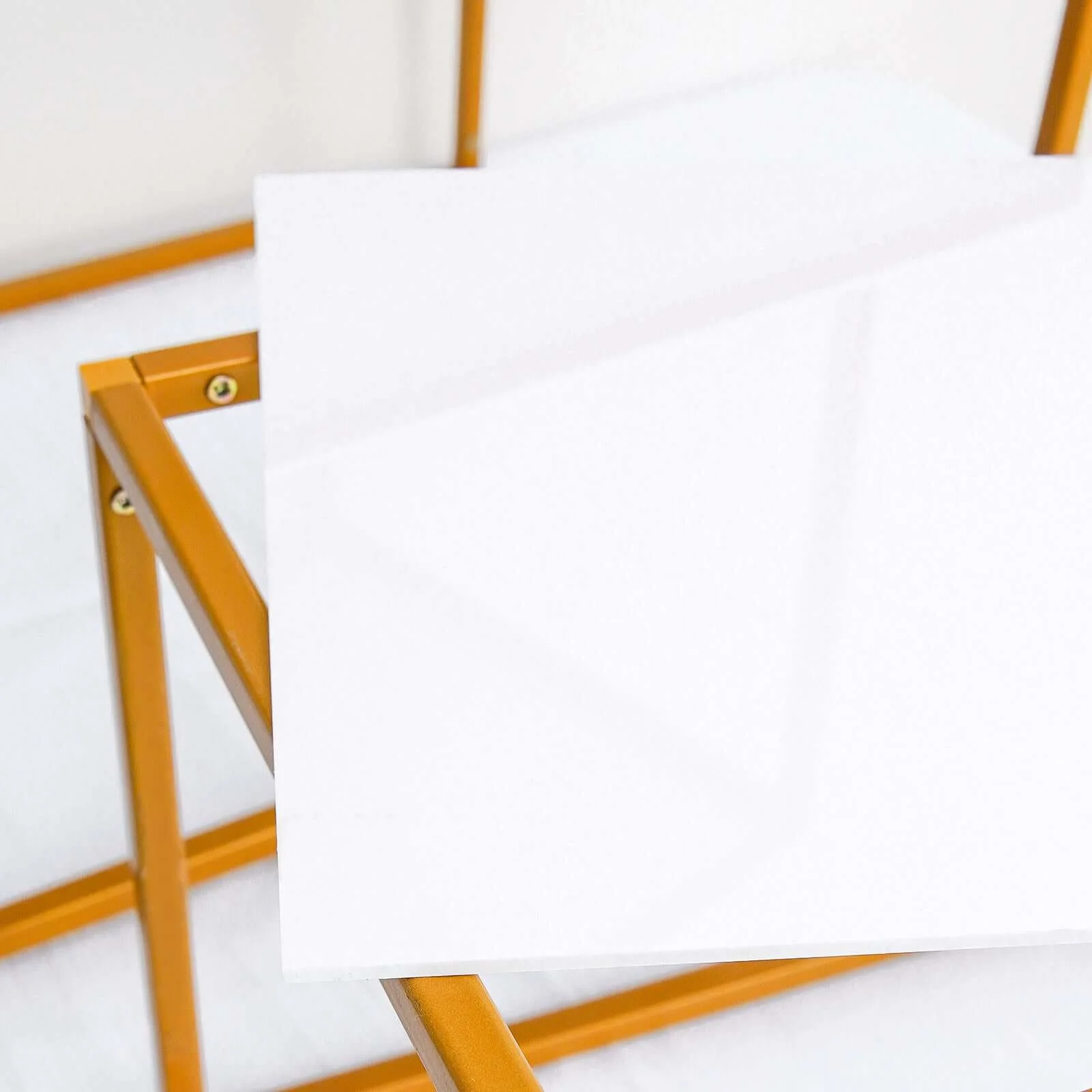 Set of 4 White Acrylic Plexiglass Sheets Rectangular Side Plates - Protective Film Coating - Image 10