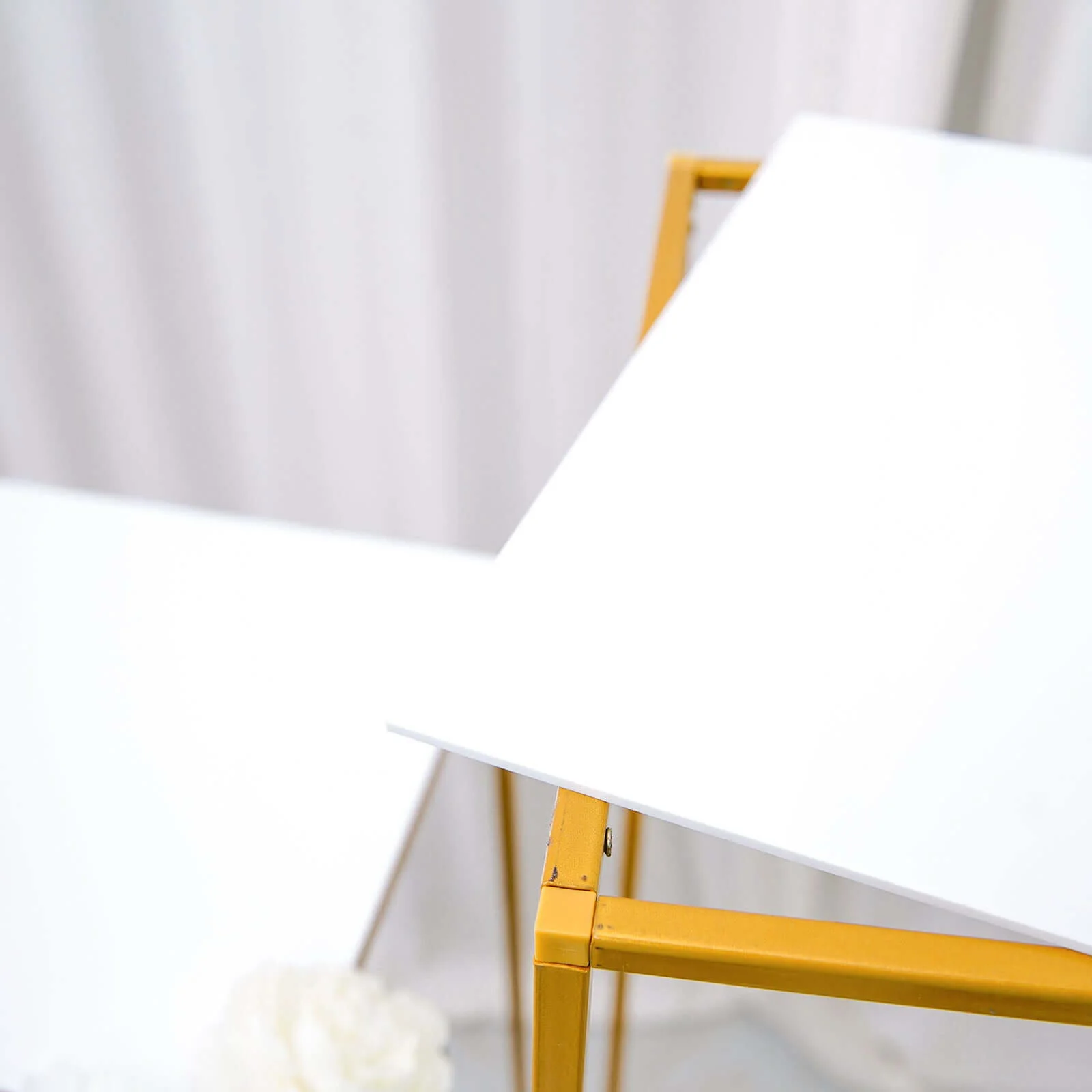 Set of 4 White Acrylic Square Plexiglass Sheets Top Plates Assorted Sizes 3mm Thick - Protective Film Coating - Image 10