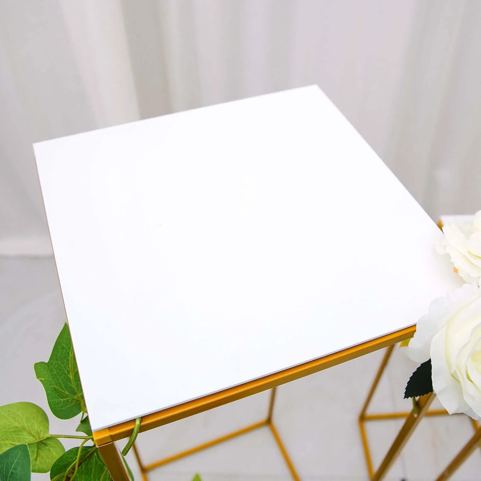 Set of 4 White Acrylic Square Plexiglass Sheets Top Plates Assorted Sizes 3mm Thick - Protective Film Coating - Image 11