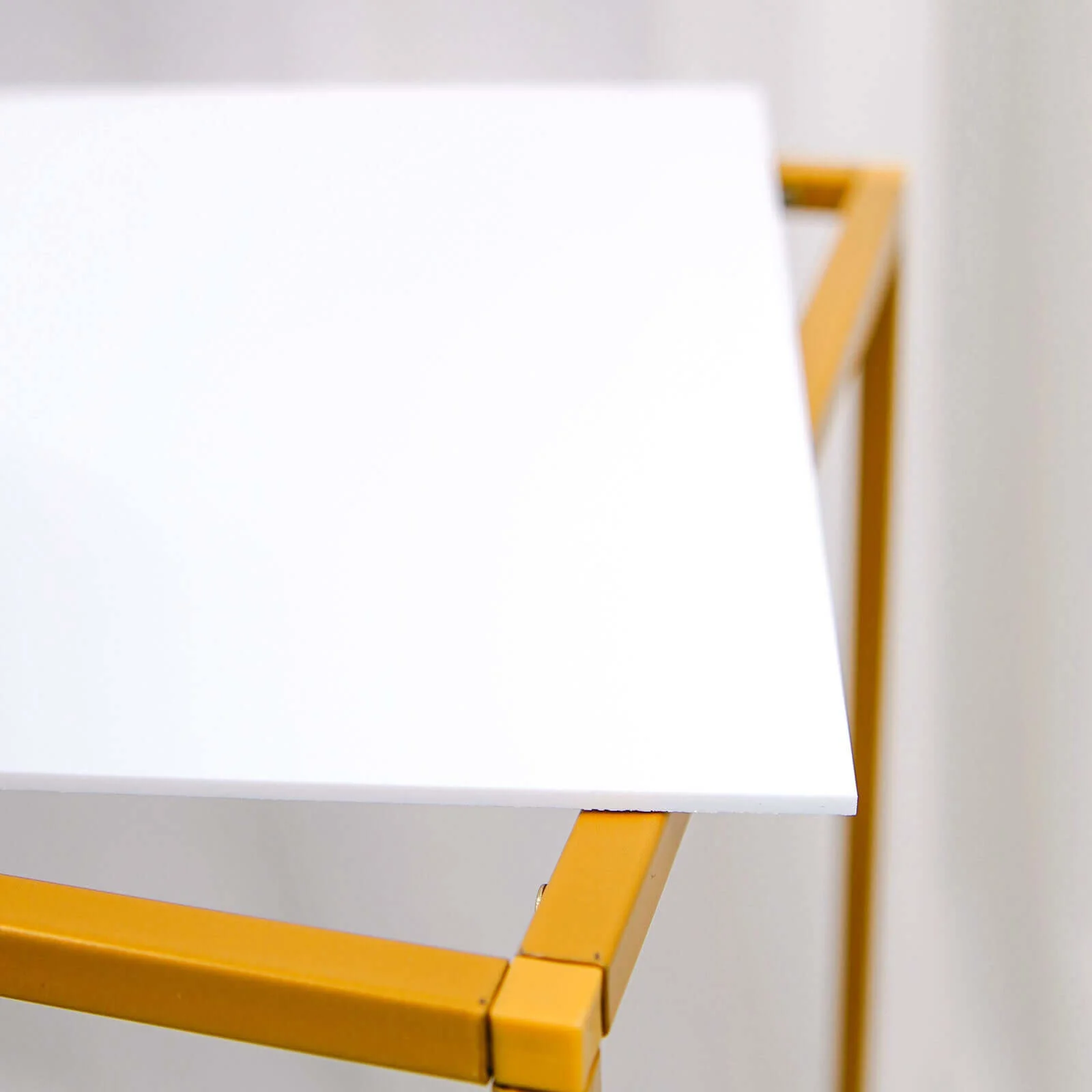 Set of 4 White Acrylic Square Plexiglass Sheets Top Plates Assorted Sizes 3mm Thick - Protective Film Coating - Image 13