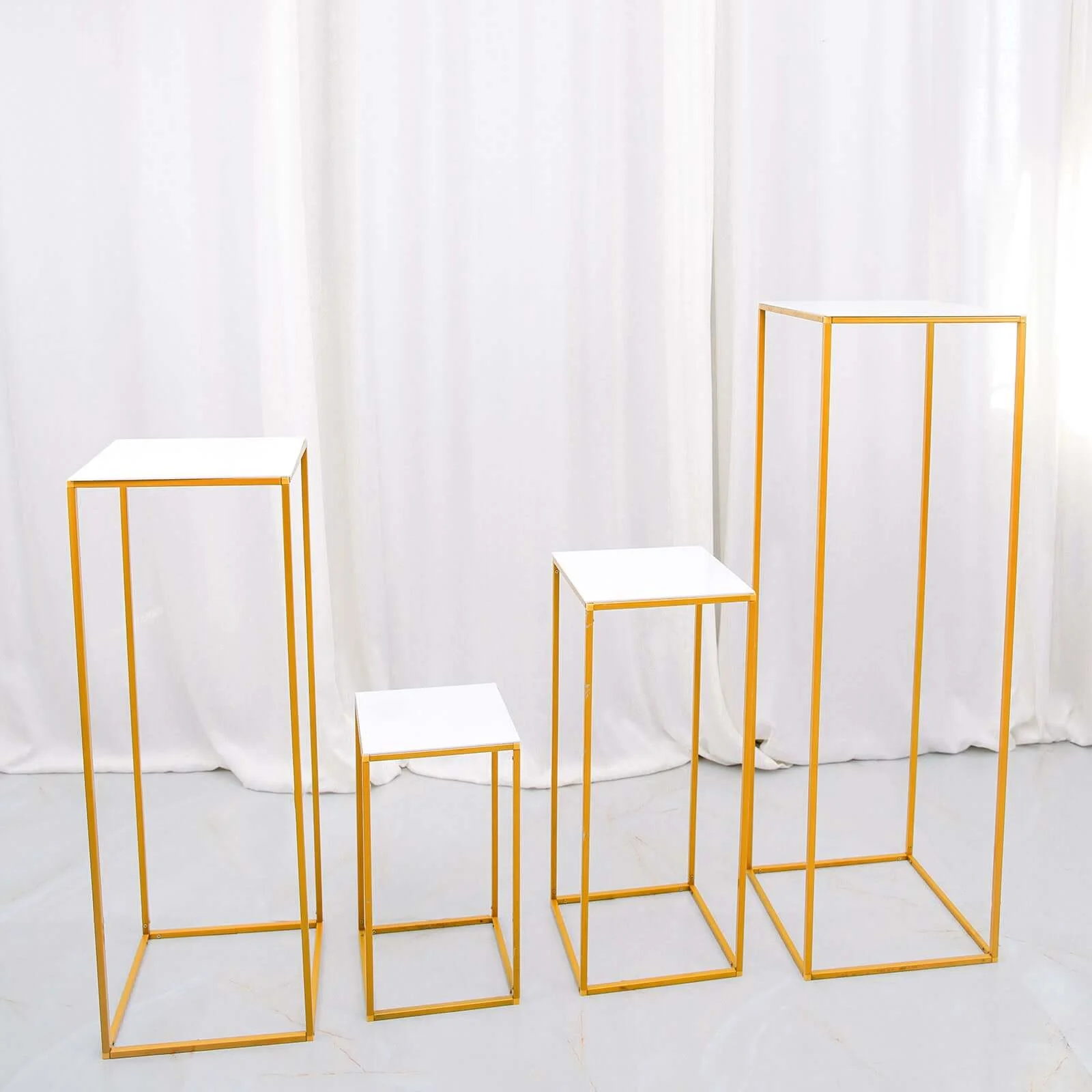 Set of 4 White Acrylic Square Plexiglass Sheets Top Plates Assorted Sizes 3mm Thick - Protective Film Coating - Image 15