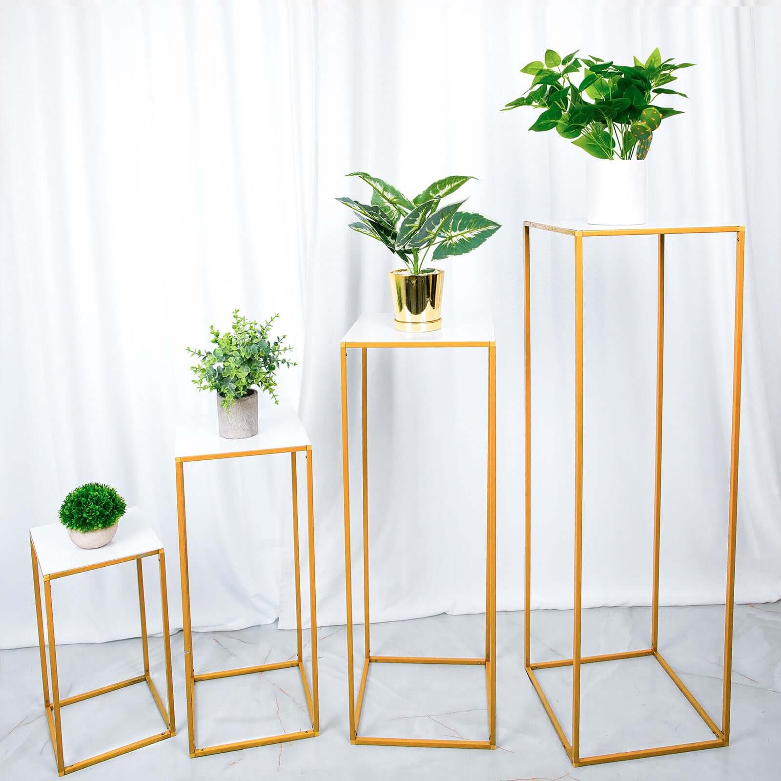 Set of 4 White Acrylic Square Plexiglass Sheets Top Plates Assorted Sizes 3mm Thick - Protective Film Coating - Image 6