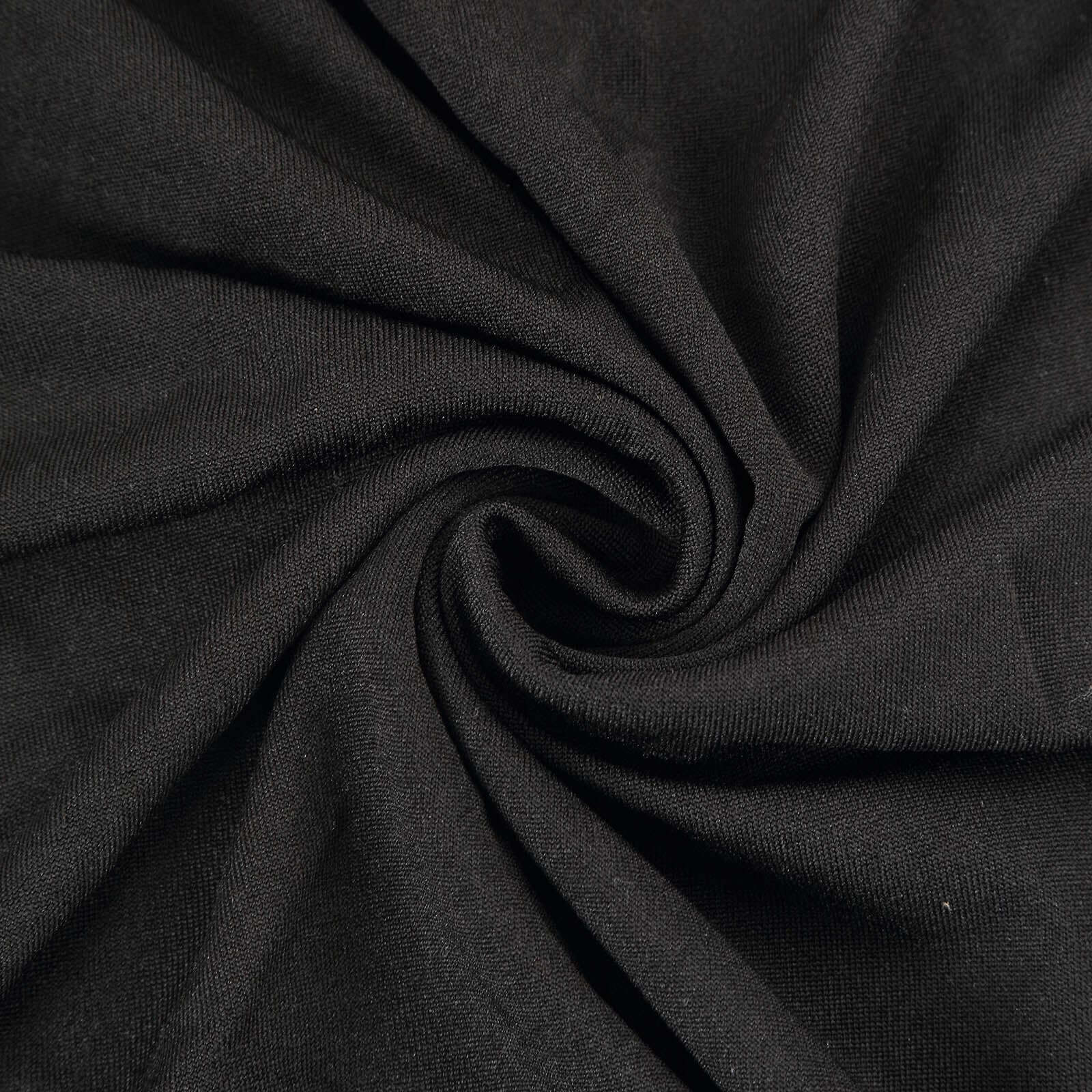 Set of 5 Black Spandex Cylinder Pillar Prop Covers, Stretchable Pedestal Stand Covers - 160 GSM - Image 8