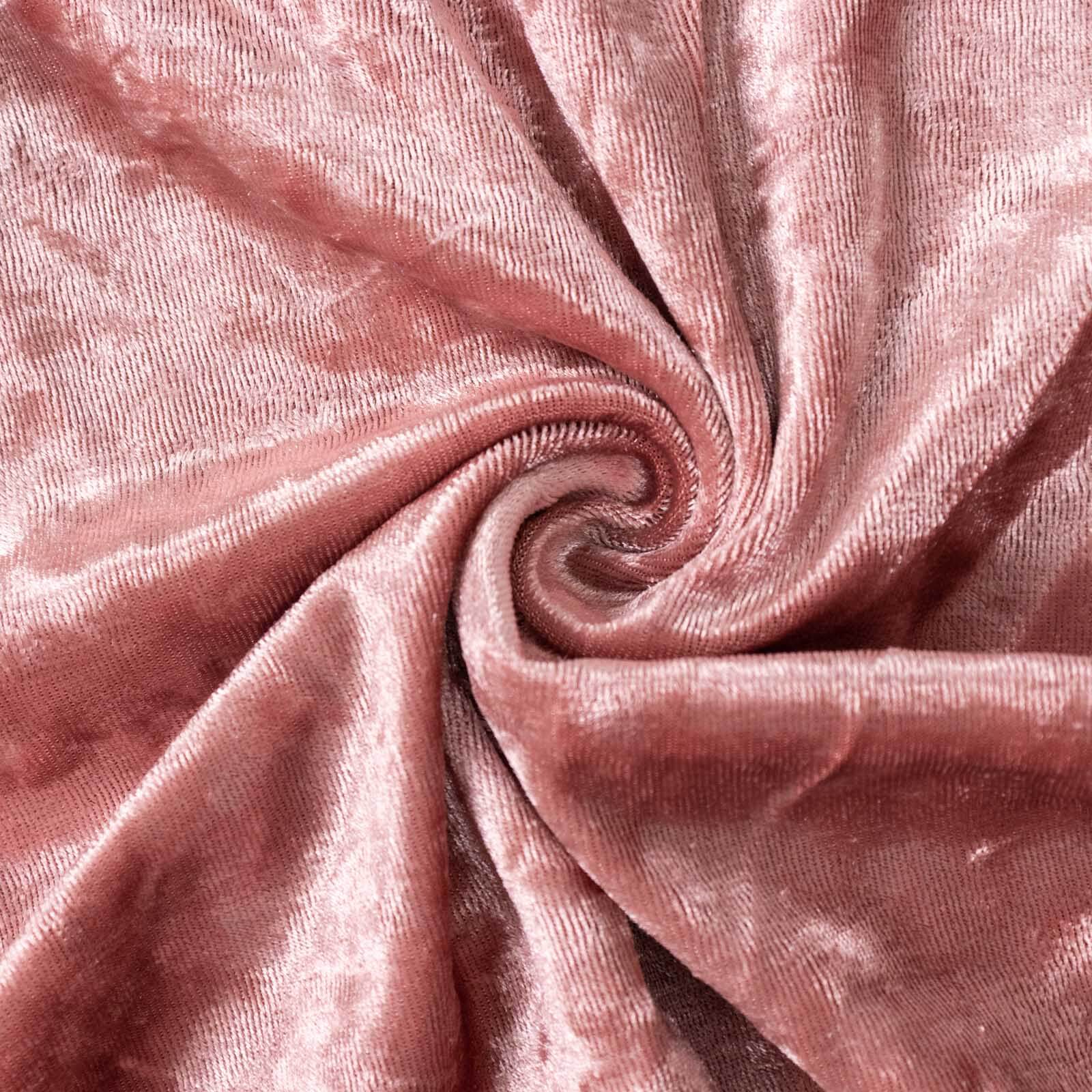 Set of 5 Dusty Rose Crushed Velvet Cylinder Pillar Prop Covers, Premium Pedestal Stand Covers - Image 12