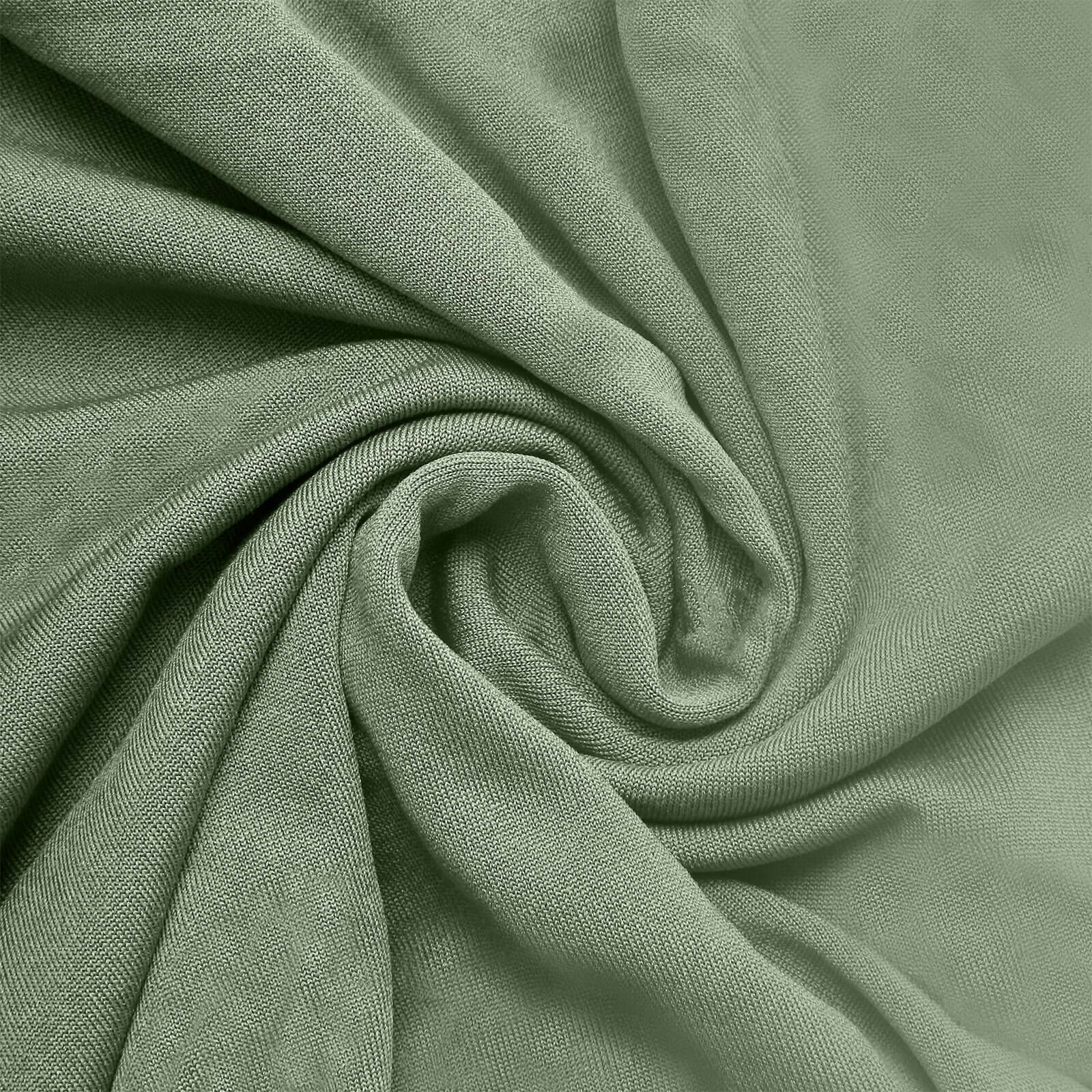 Set of 5 Dusty Sage Green Spandex Cylinder Pillar Prop Covers, Stretchable Pedestal Stand Covers - 160 GSM - Image 8