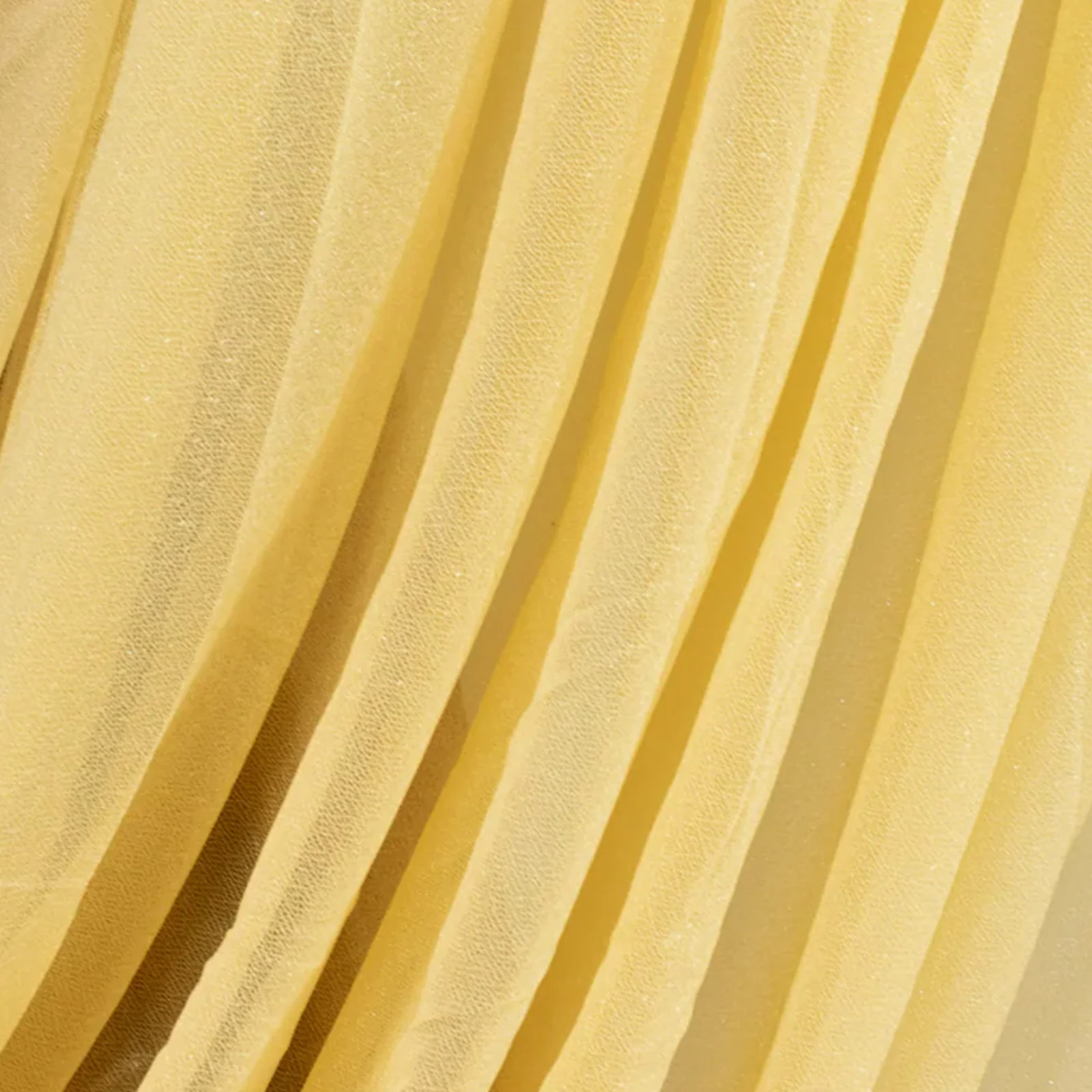 Sheer Chiffon Valance Curtain 4ft x 6ft – Champagne Wedding Arch Voile Drape with Rod Pocket, Backdrop Panel - Image 7