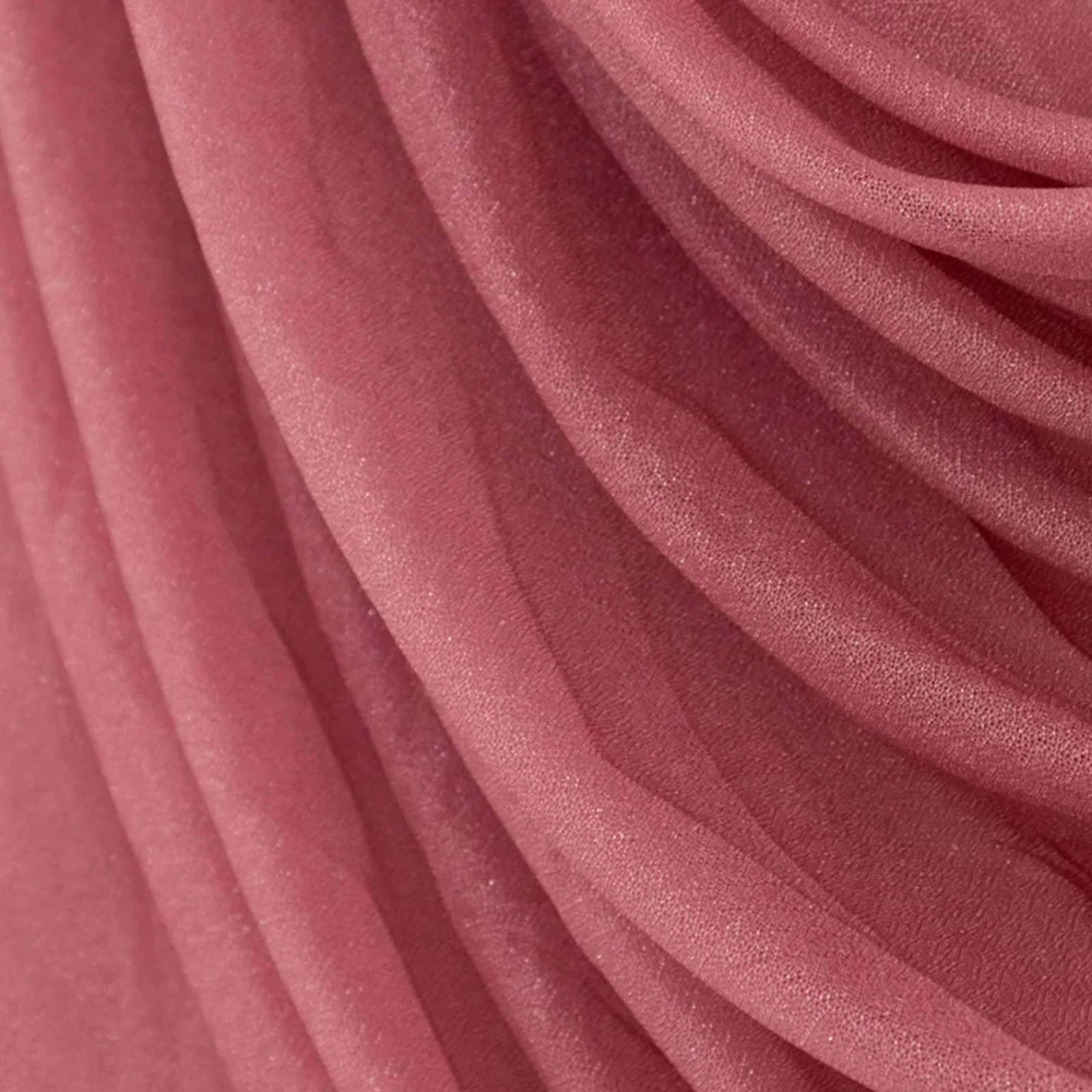 Sheer Chiffon Backdrop Valance Drapes – 4ft x 4ft Mauve Cinnamon Rose Curved Swag Topper Panel - Image 7