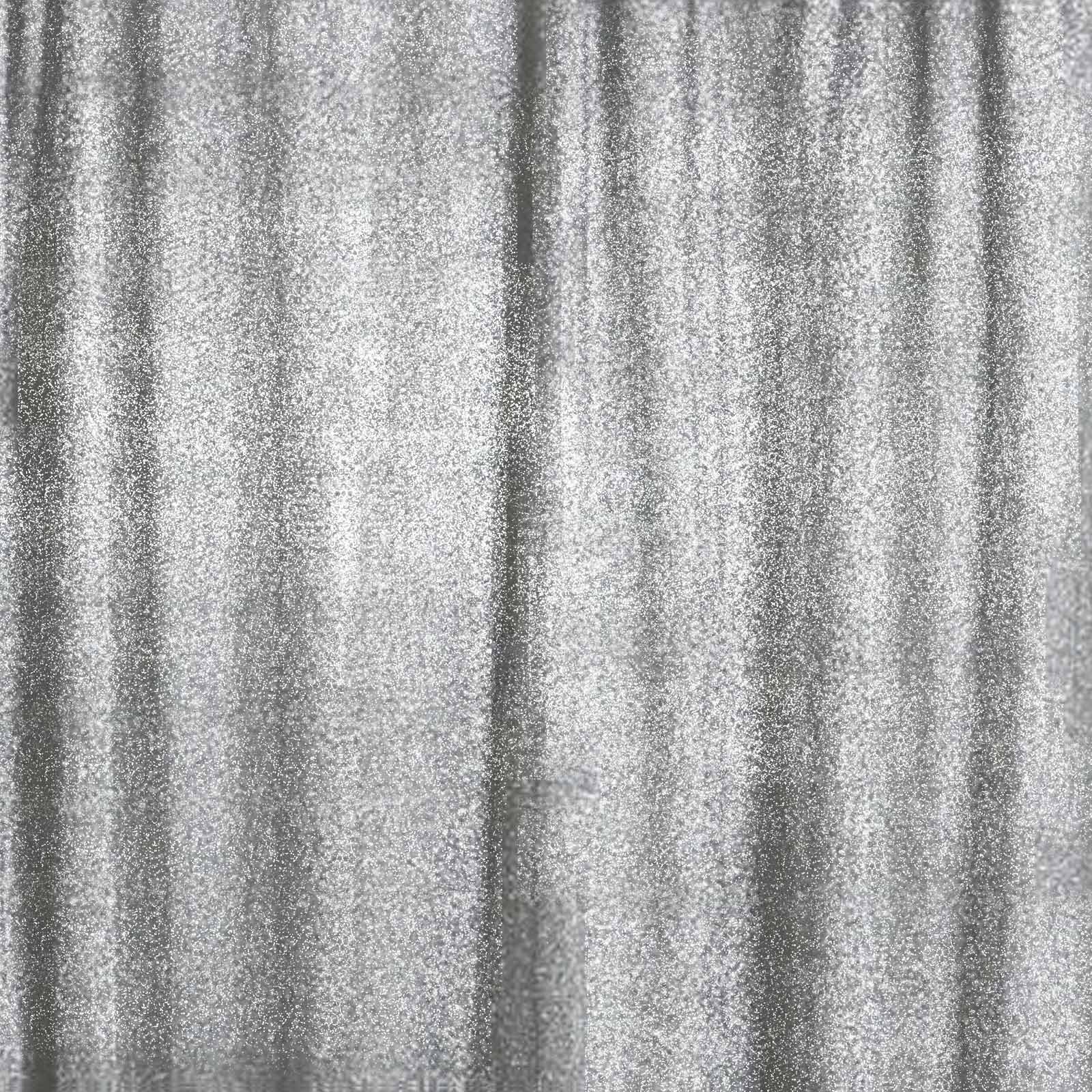 Silver Metallic Shimmer Tinsel Backdrop Drape Curtain, Event Background Divider Panel - 20ftx10ft - Image 6