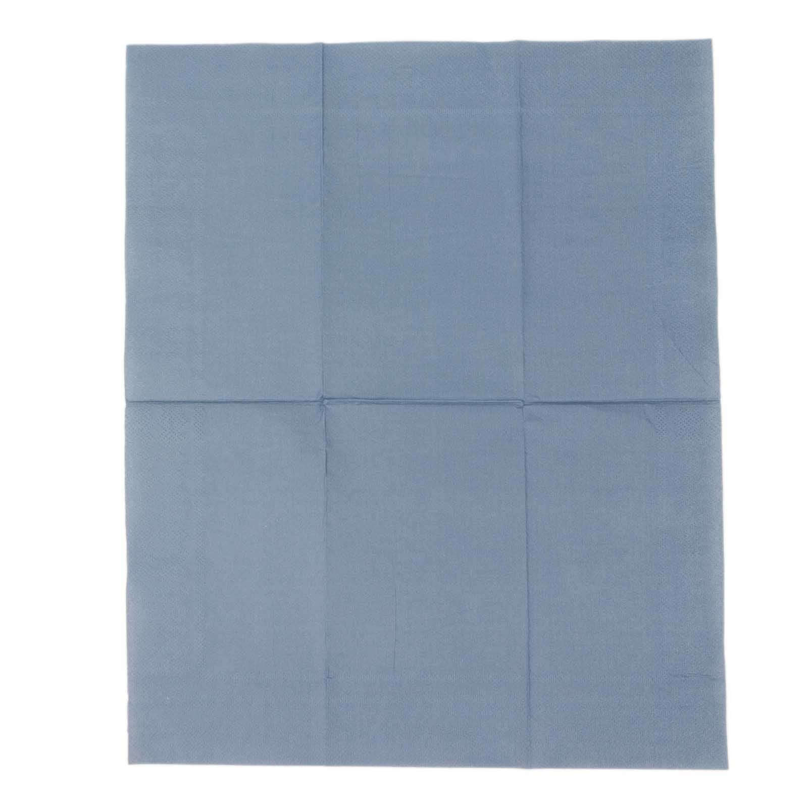 50-Pack Paper Napkins 2-Ply Soft Dusty Blue - Dinner Party Napkins - Image 7