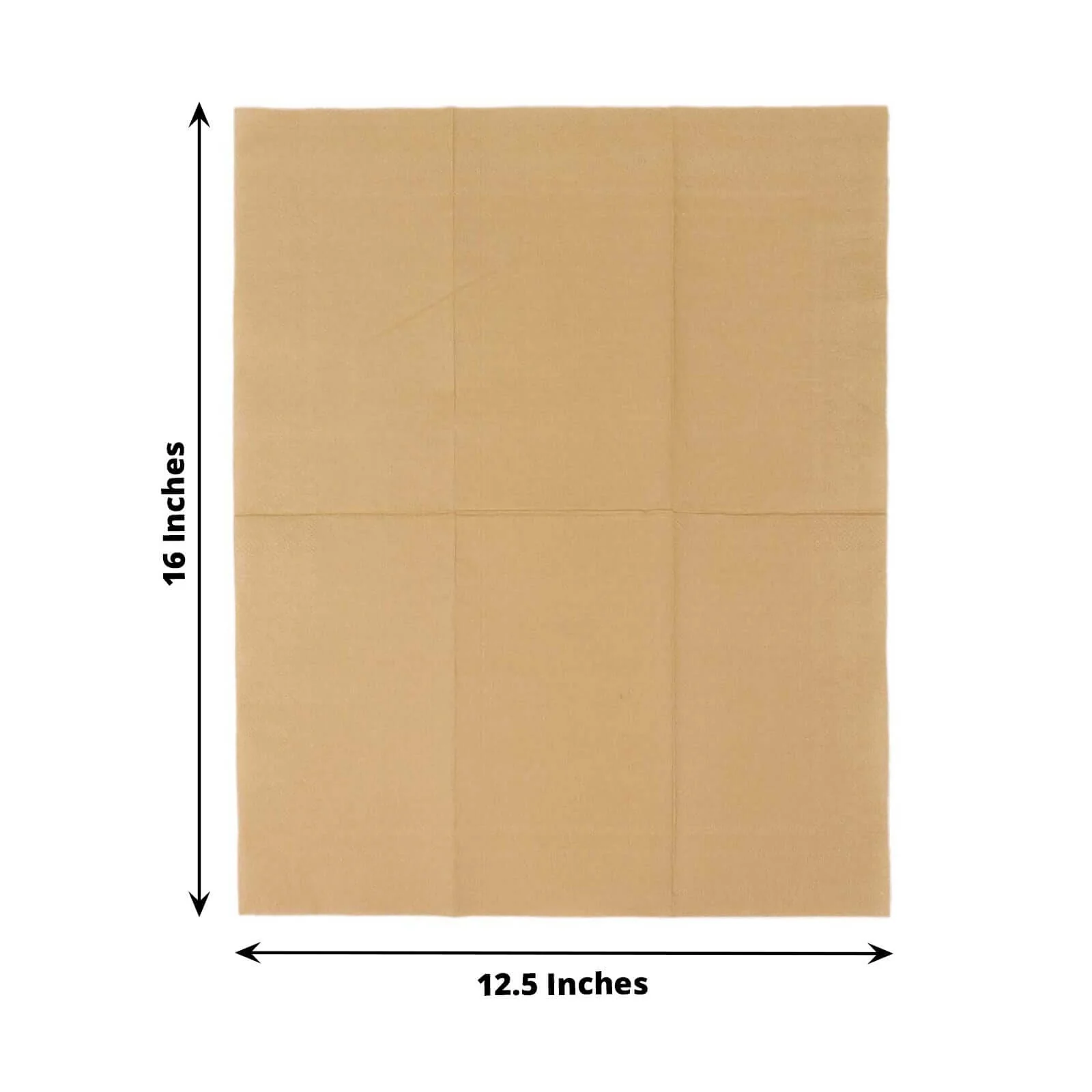 50-Pack Paper Napkins 2-Ply Soft Natural - Dinner Party Napkins - Image 3