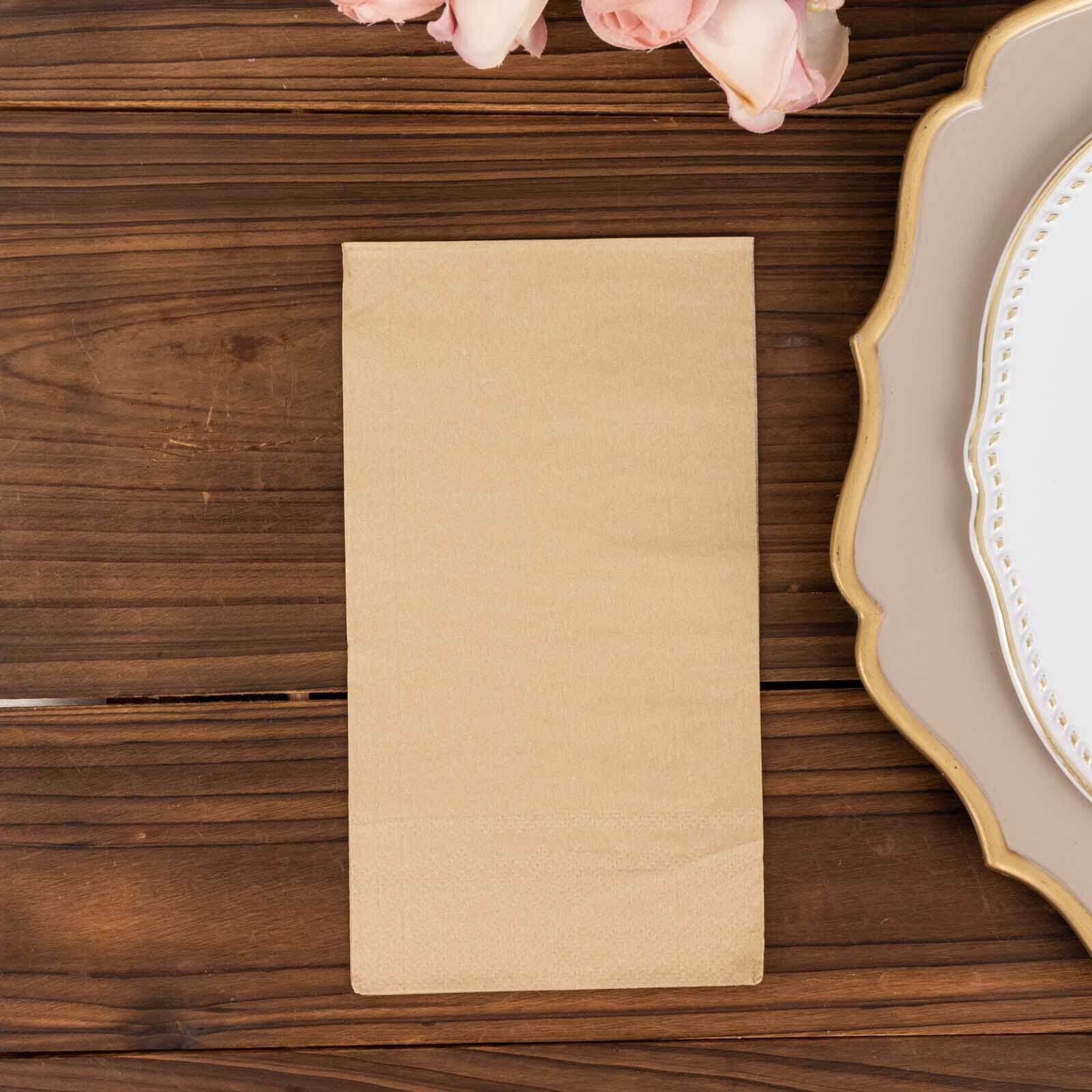 50-Pack Paper Napkins 2-Ply Soft Natural - Dinner Party Napkins - Image 7
