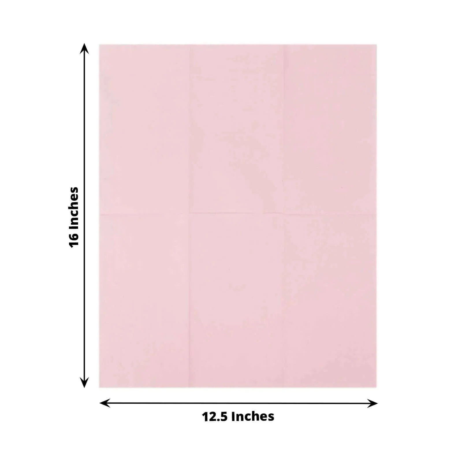 50-Pack Paper Napkins 2-Ply Soft Pink - Dinner Party Napkins - Image 2