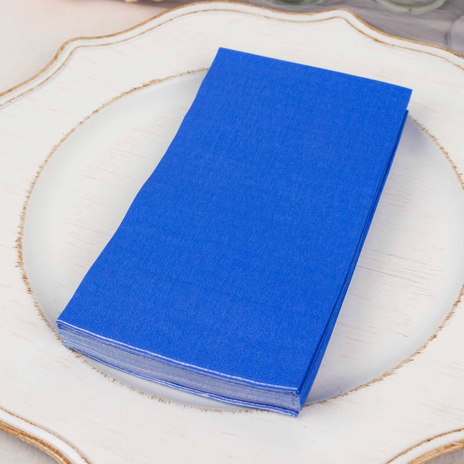 50-Pack Paper Napkins 2-Ply Soft Royal Blue - Dinner Party Napkins - Image 5