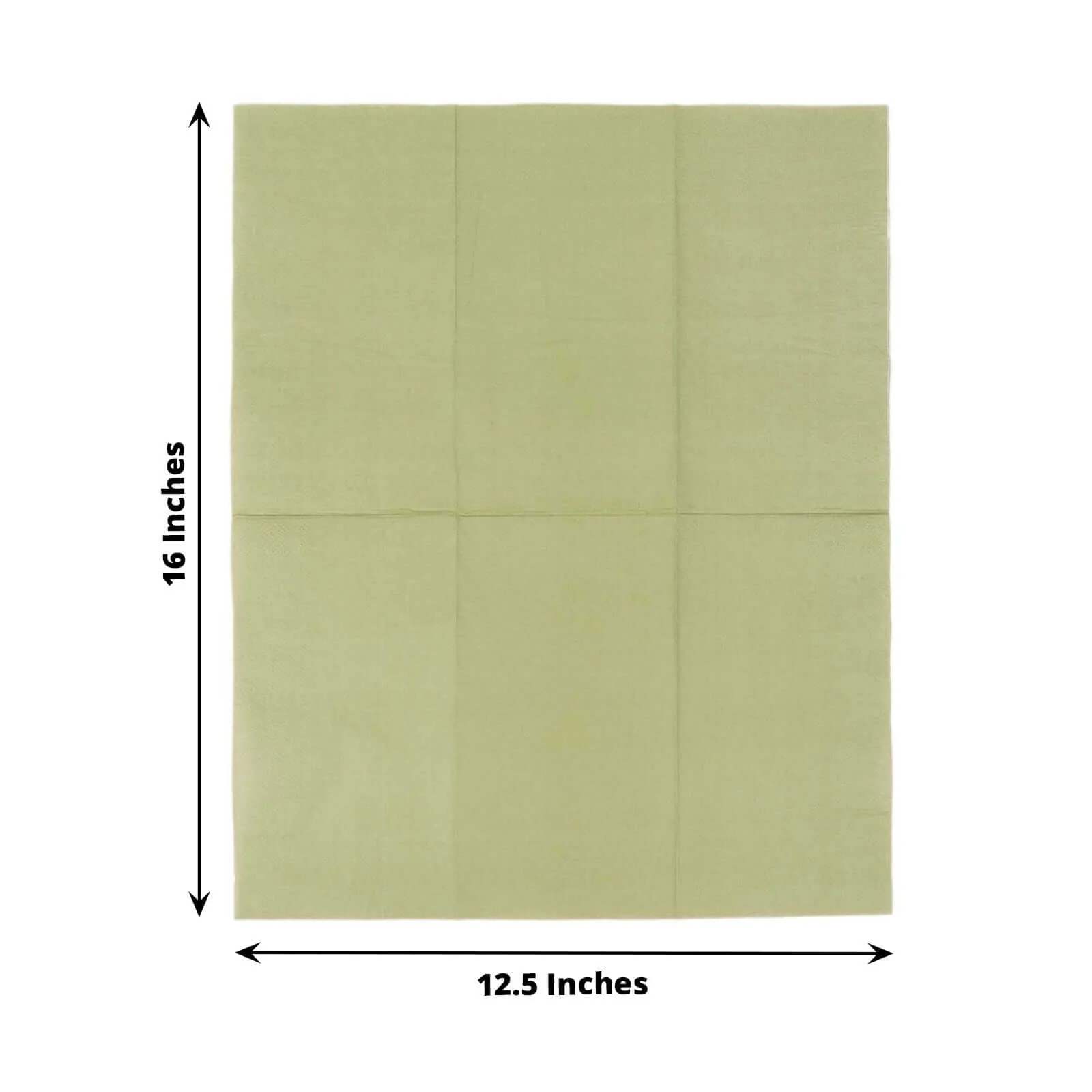 50-Pack Paper Napkins 2-Ply Soft Sage Green - Dinner Party Napkins - Image 3