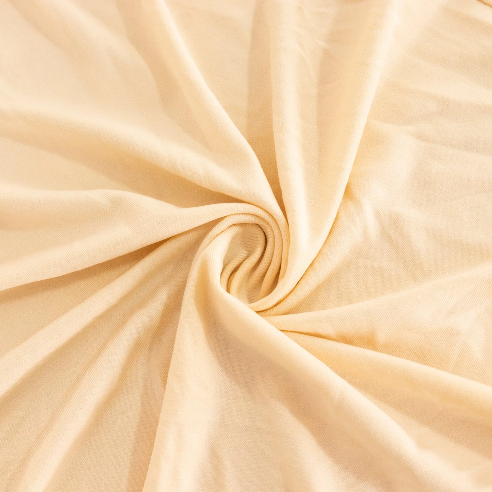 Spandex Cocktail Table Cover 36" Round Beige High Top Tables - Easy to Maintain Stretch Fitted Highboy Tablecloth - Image 8