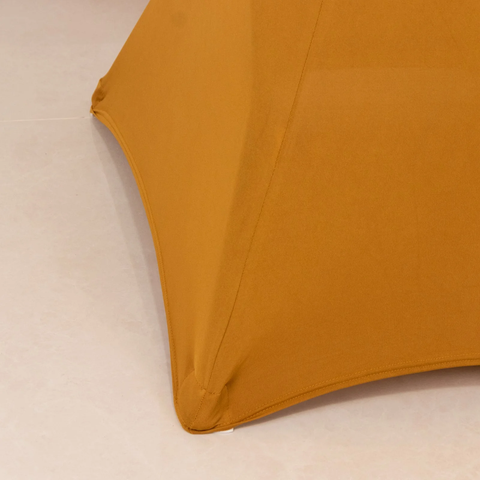 Spandex Cocktail Table Cover 36" Round Gold High Top Tables - Easy to Maintain Stretch Fitted Highboy Tablecloth - Image 6
