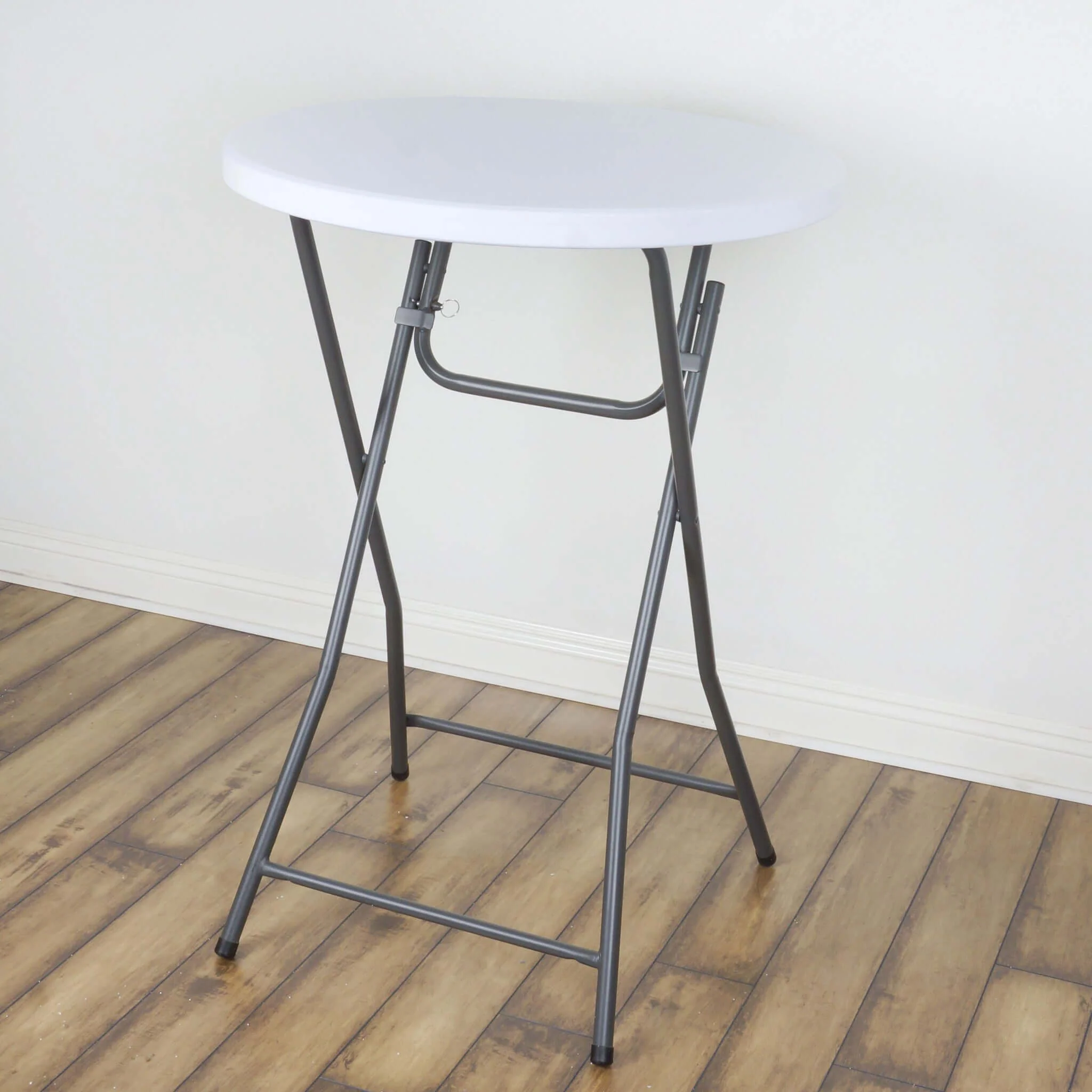 Spandex Cocktail Table Top Cover White - Stretchy, Fitted & Easy to Clean - Image 6