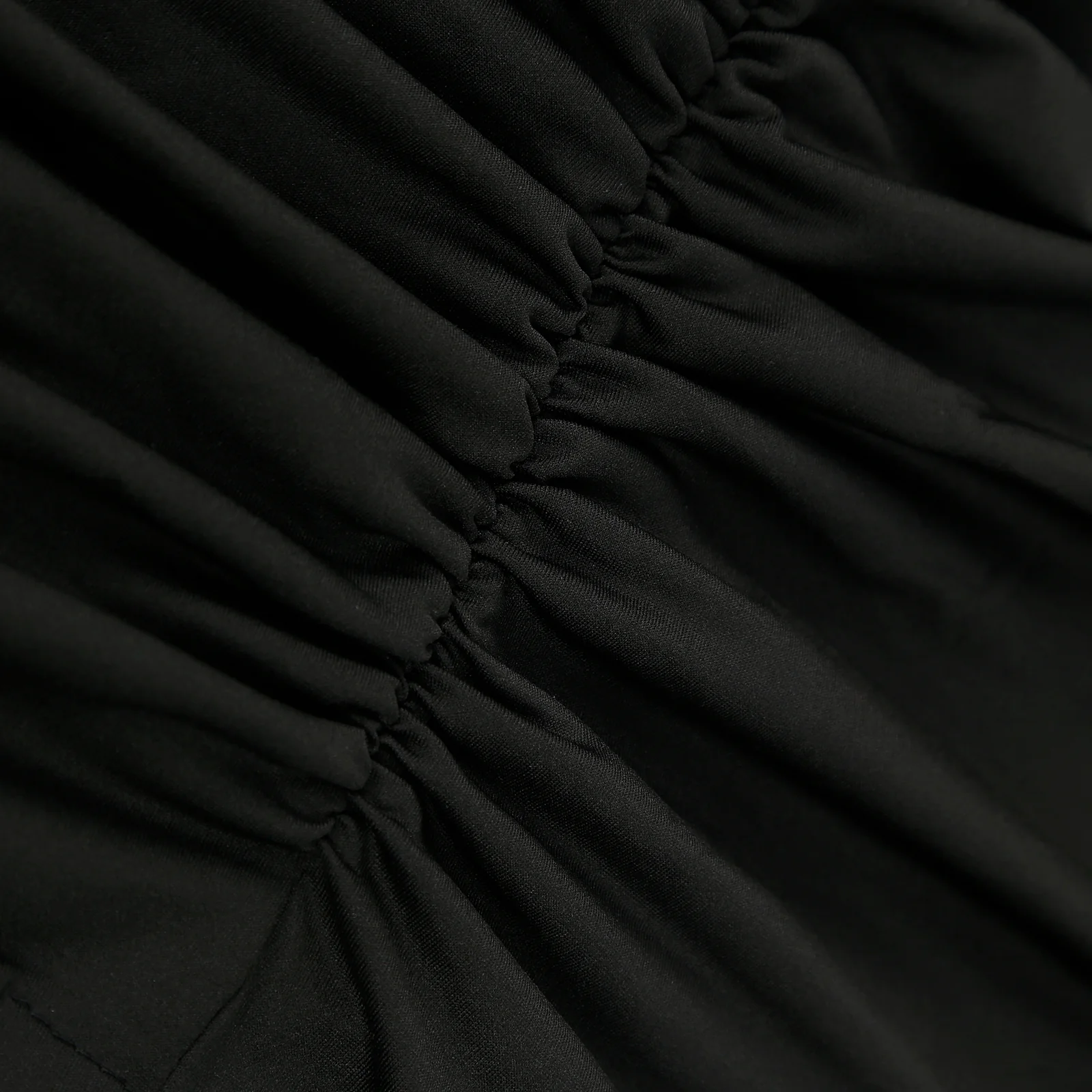 Spandex Fitted Folding Chair Cover Black with Ruched Swag Back and Foot Pockets – Durable Stretch Slipcover - Image 7