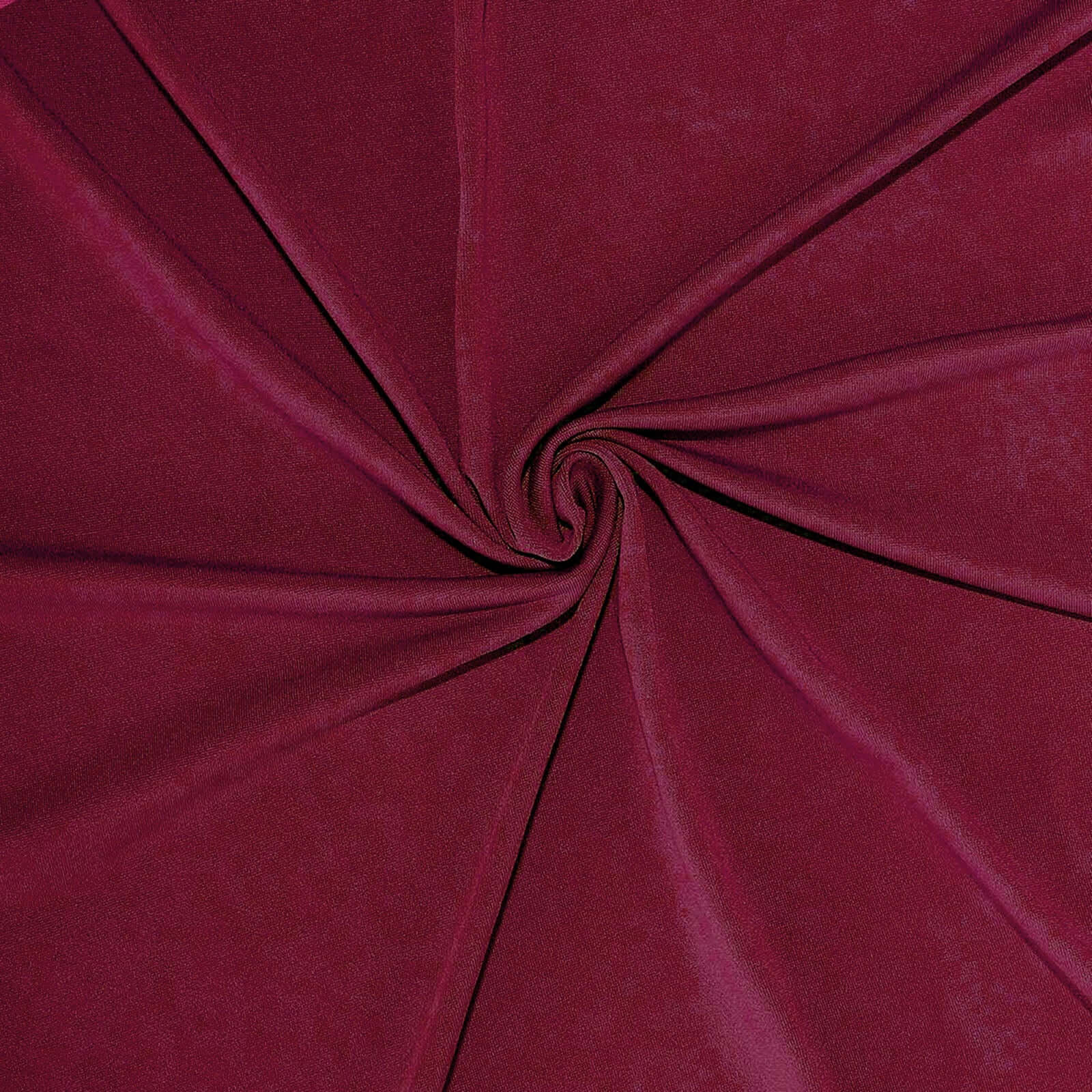 Spandex Round Cocktail Table Cover 30" Burgundy for High Top Tables - Easy to Maintain Stretch Fitted Highboy Tablecloth - Image 2