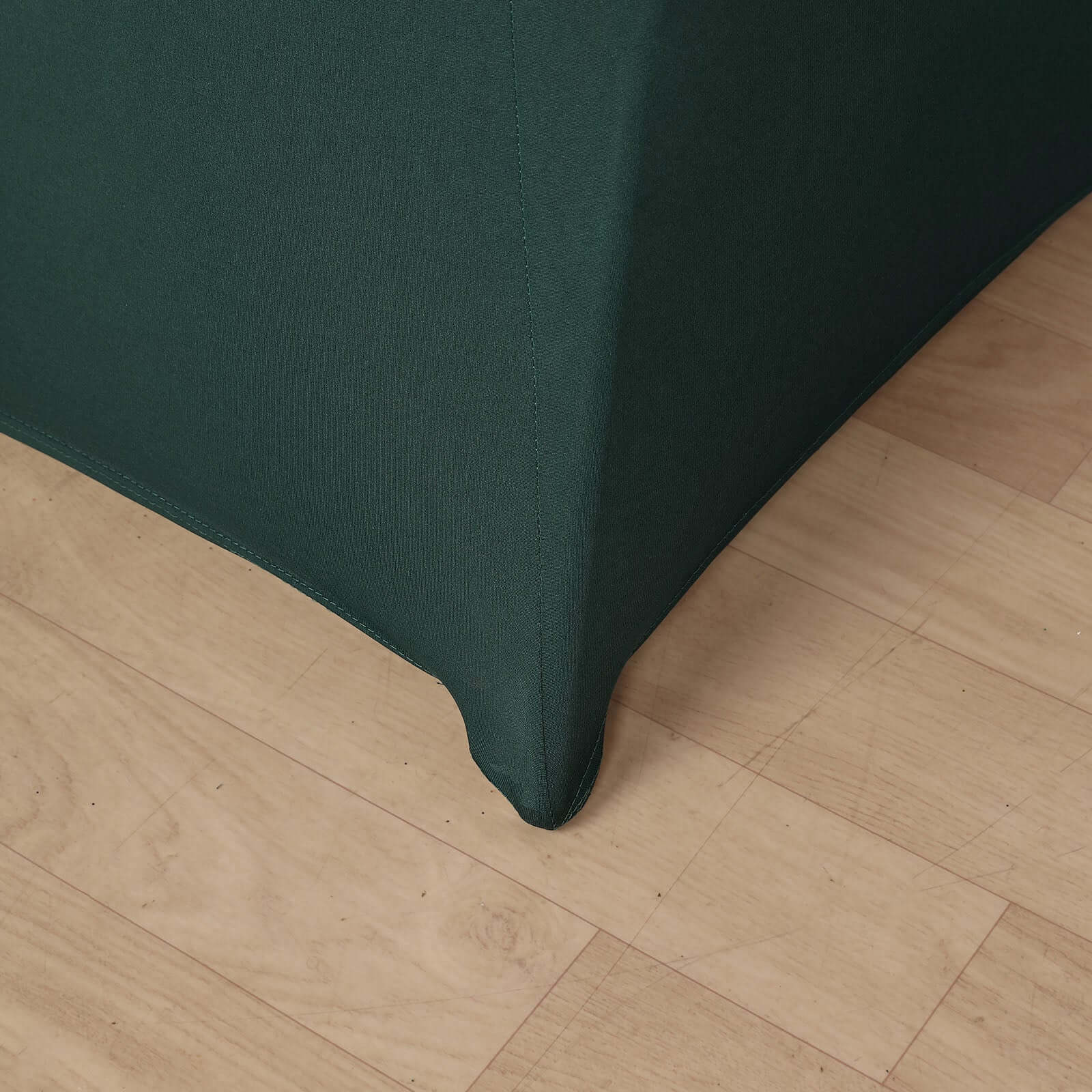Spandex Round Cocktail Table Cover 30" Hunter Emerald Green for High Top Tables - Easy to Maintain Stretch Fitted Highboy Tablecloth - Image 9