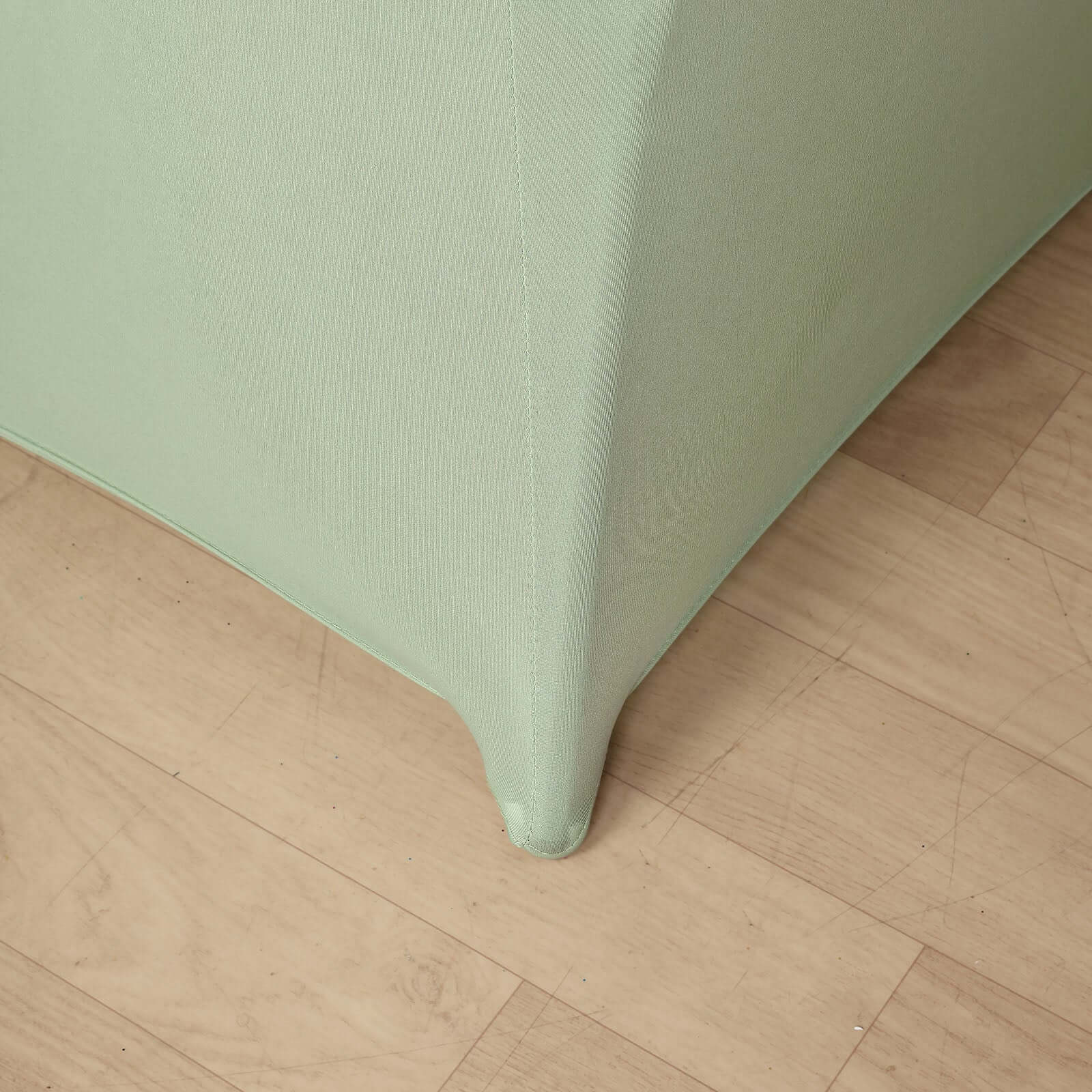 Spandex Round Cocktail Table Cover 30" Sage Green for High Top Tables - Easy to Maintain Stretch Fitted Highboy Tablecloth - Image 8