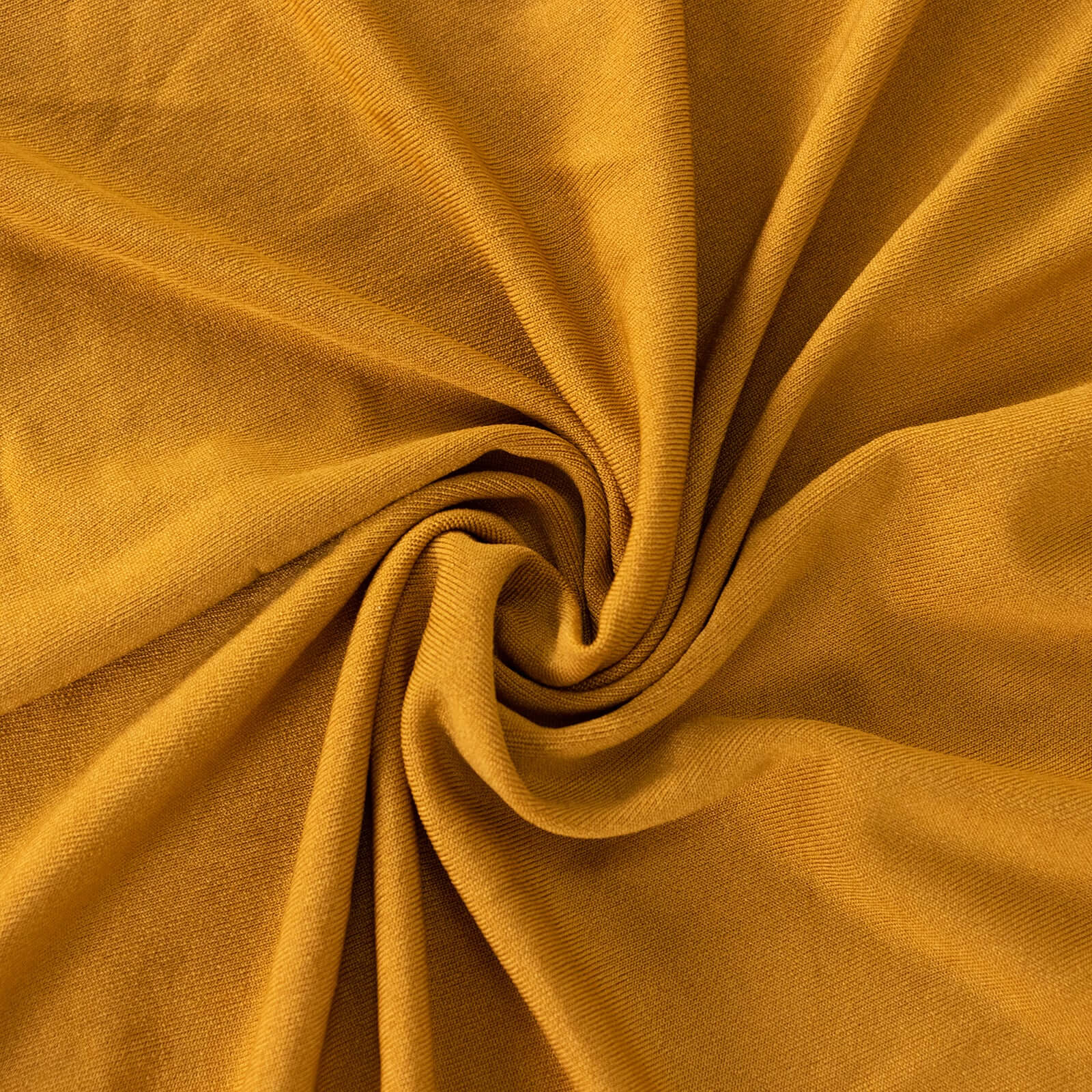 Spandex Round Tablecloth 6ft Gold - Classy Table Cover Skirt with Ruffles - Image 8