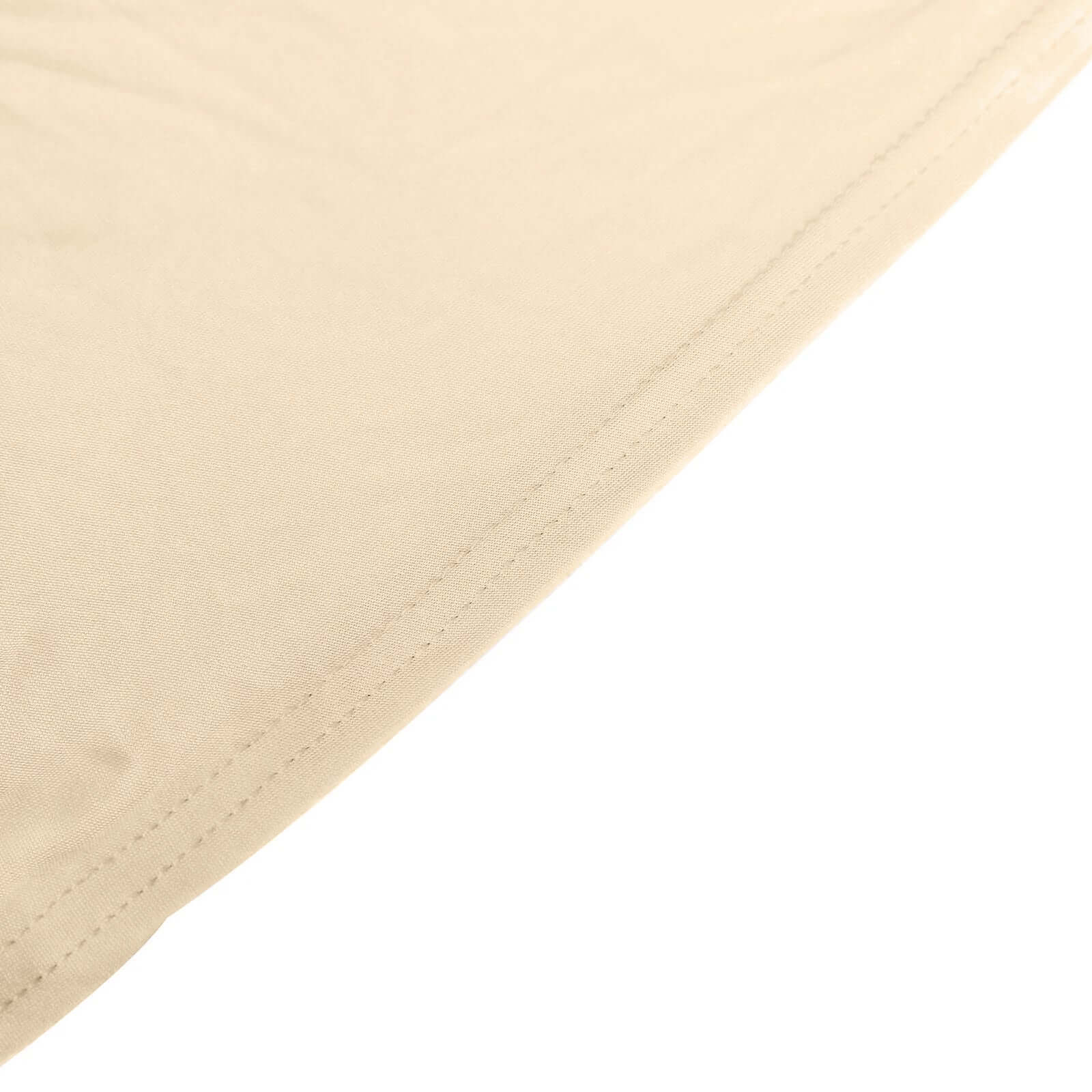 Spandex Stretch Fitted Banquet Chair Cover 160GSM Beige - Durable Slip-On Slipcover - Image 6