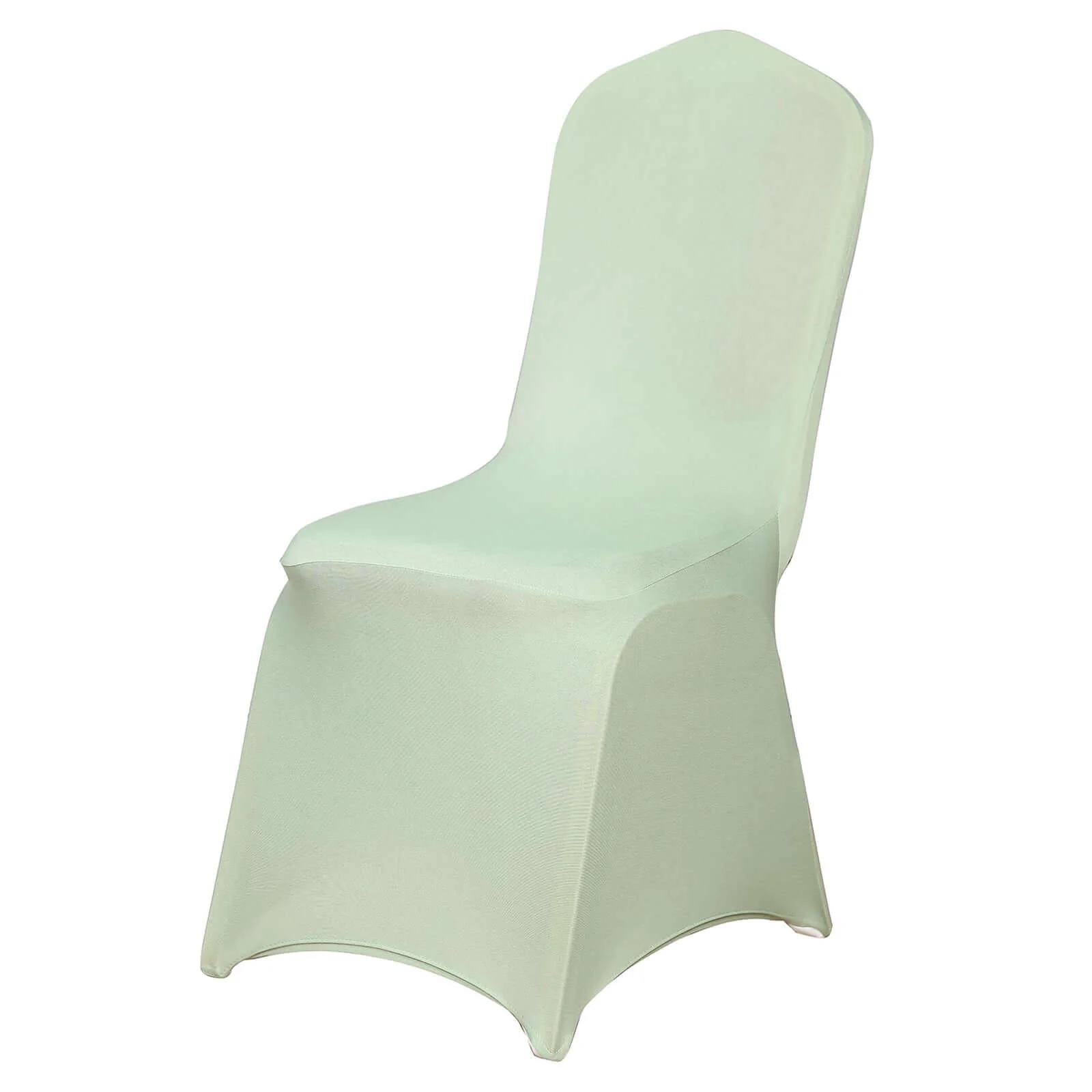 Spandex Stretch Fitted Banquet Chair Cover 160GSM Sage Green - Durable Slip-On Slipcover - Image 8