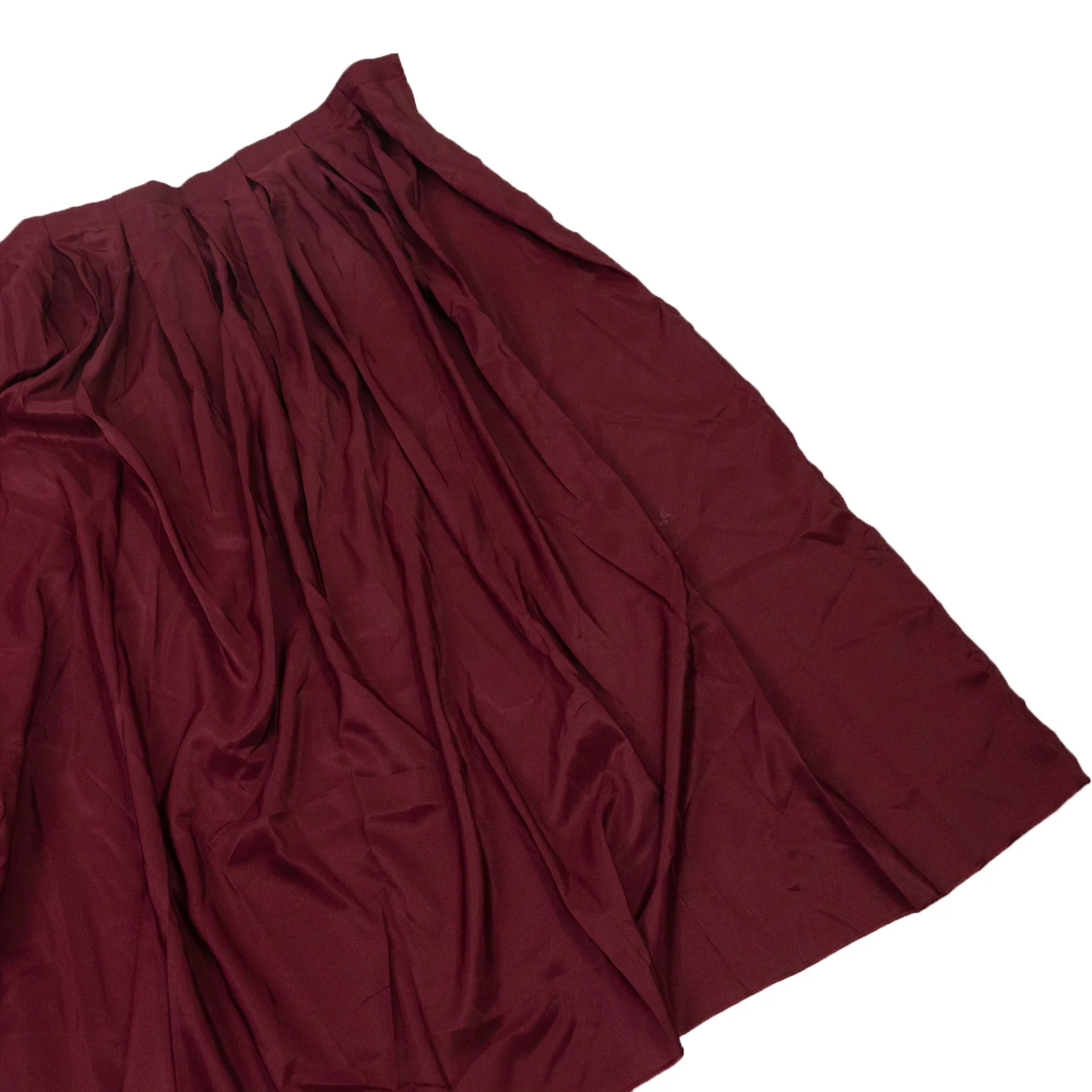 Portable Stage Skirting Polyester Shirred Pleat Stage Cover for Wedding Platform Burgundy - 48"x20ft - Image 2