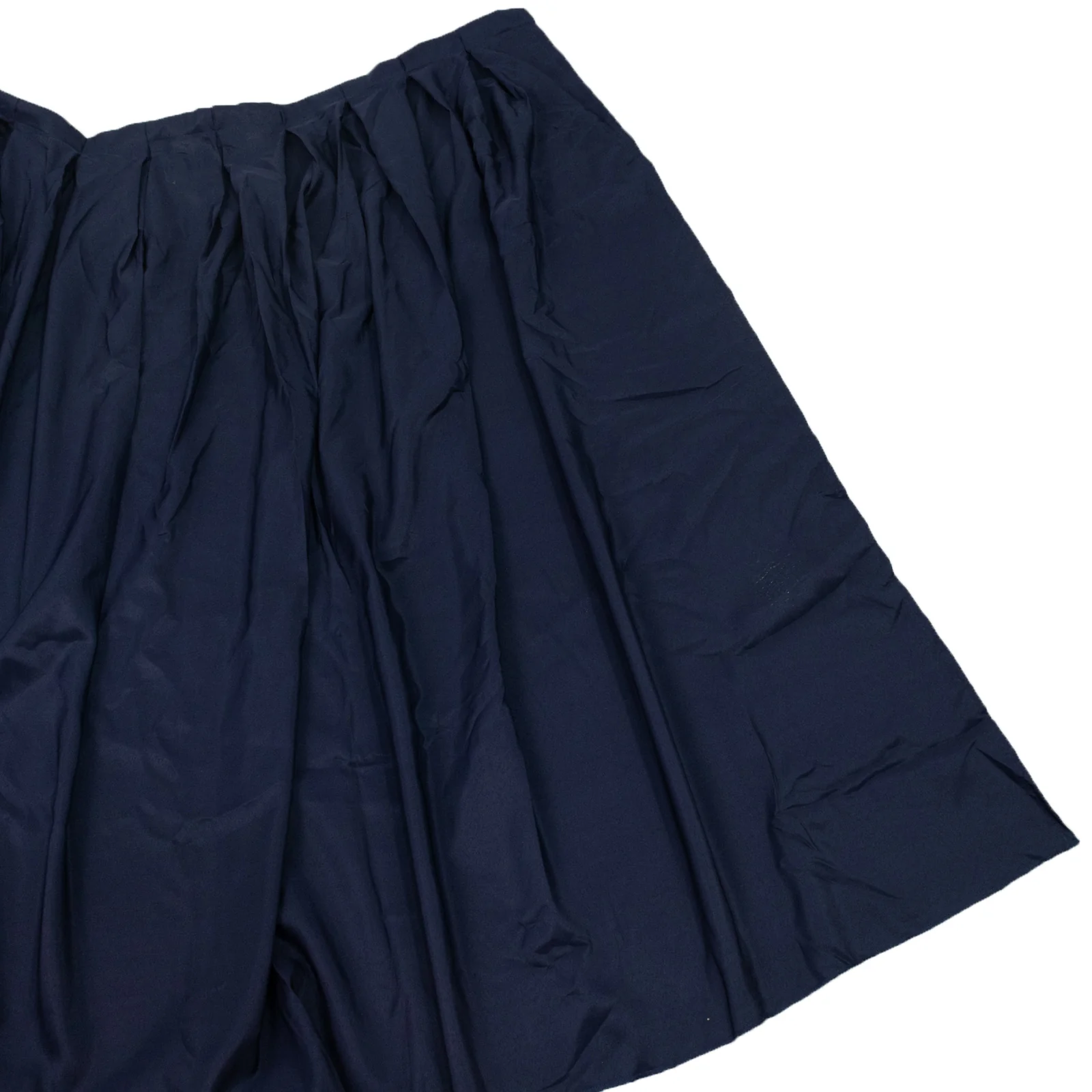 Portable Stage Skirting Polyester Shirred Pleat Stage Cover for Wedding Platform Navy Blue - 48"x20ft - Image 2
