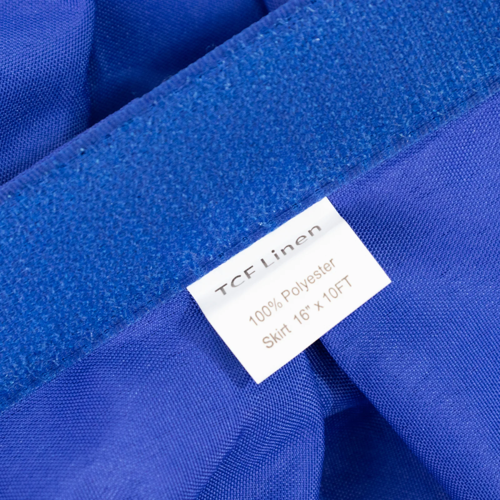 Portable Stage Skirting Polyester Shirred Pleat Stage Cover for Wedding Platform Royal Blue - 16"x10ft - Image 6