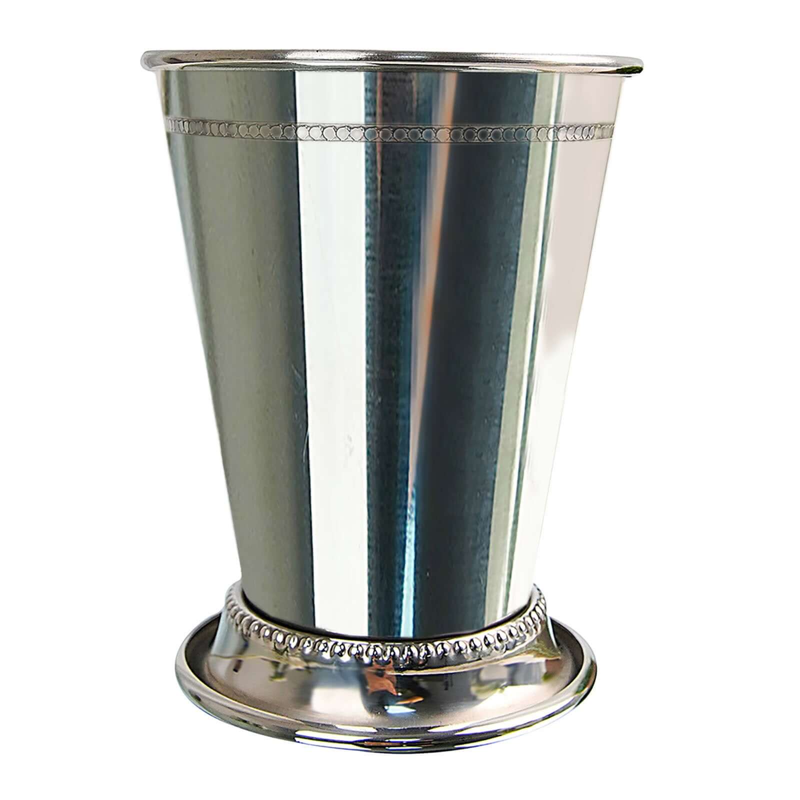 Stainless Steel Mint Julep Cup Vase 4.5" Silver - Decorative Floral Holder for Table Centerpieces - Image 8
