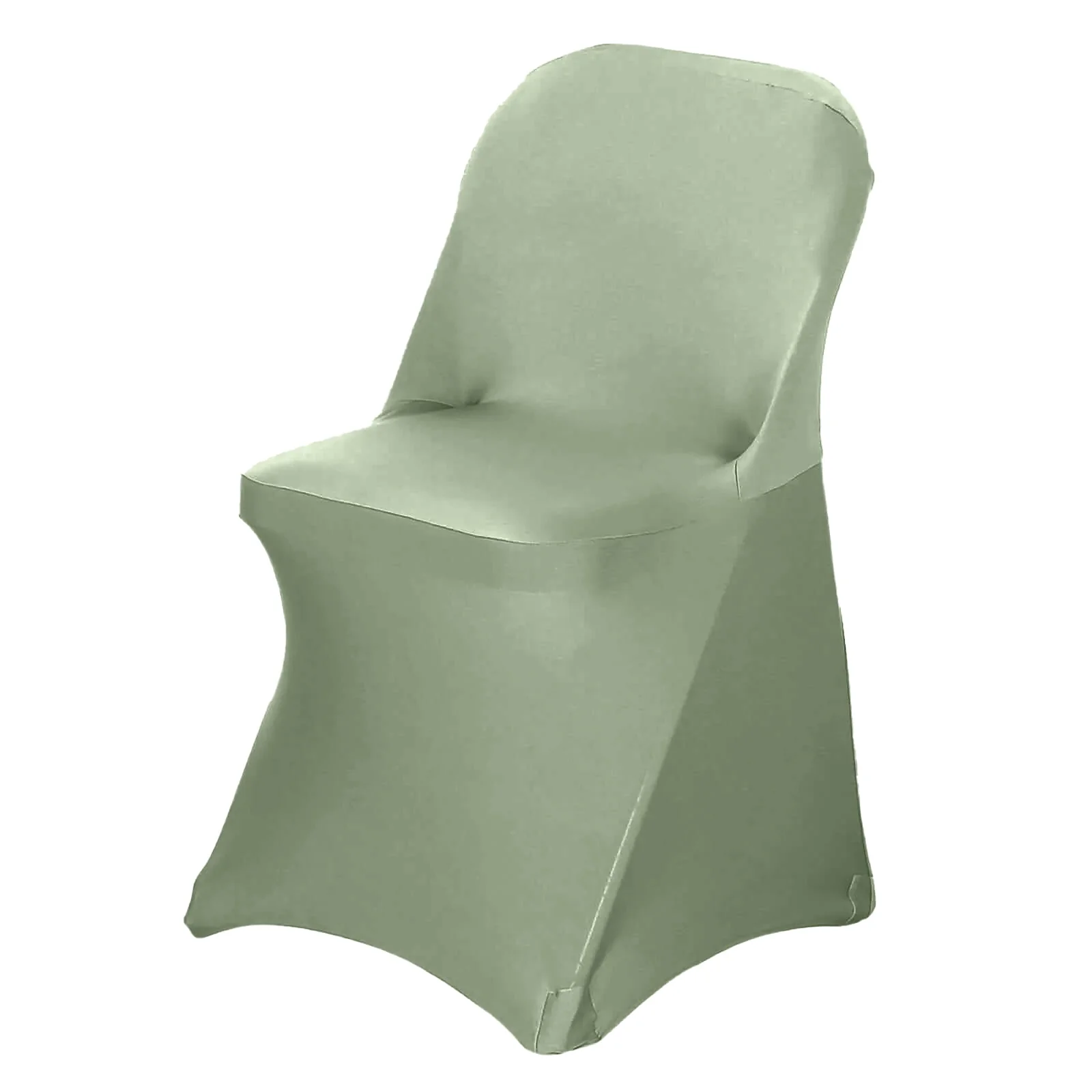 Stretch Spandex Folding Chair Cover Dusty Sage Green - Durable 160GSM Fitted Slipcover - Image 6