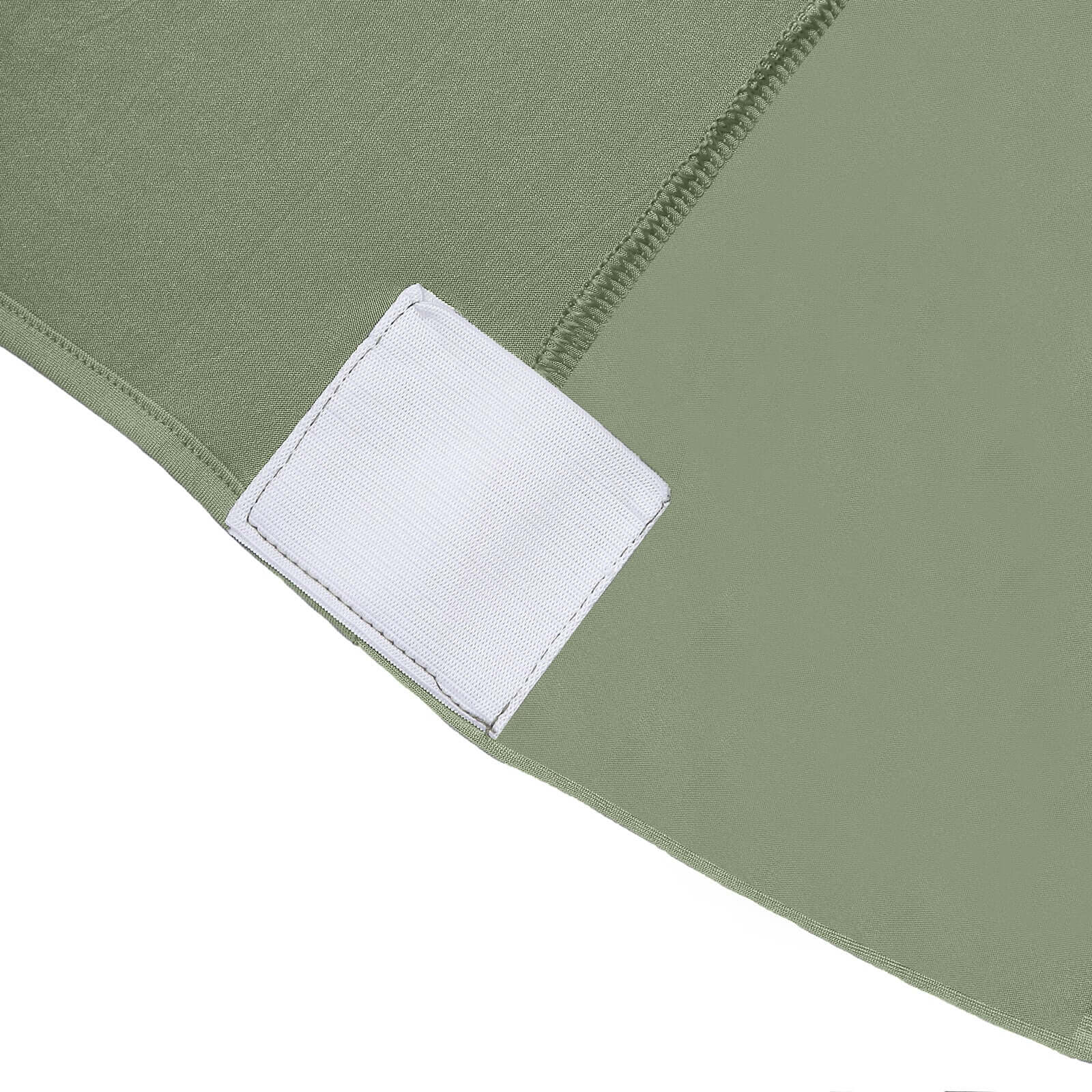 Stretch Spandex Rectangle Tablecloth 6ft Dusty Sage Green - Wrinkle Free Fitted Table Cover - Image 7