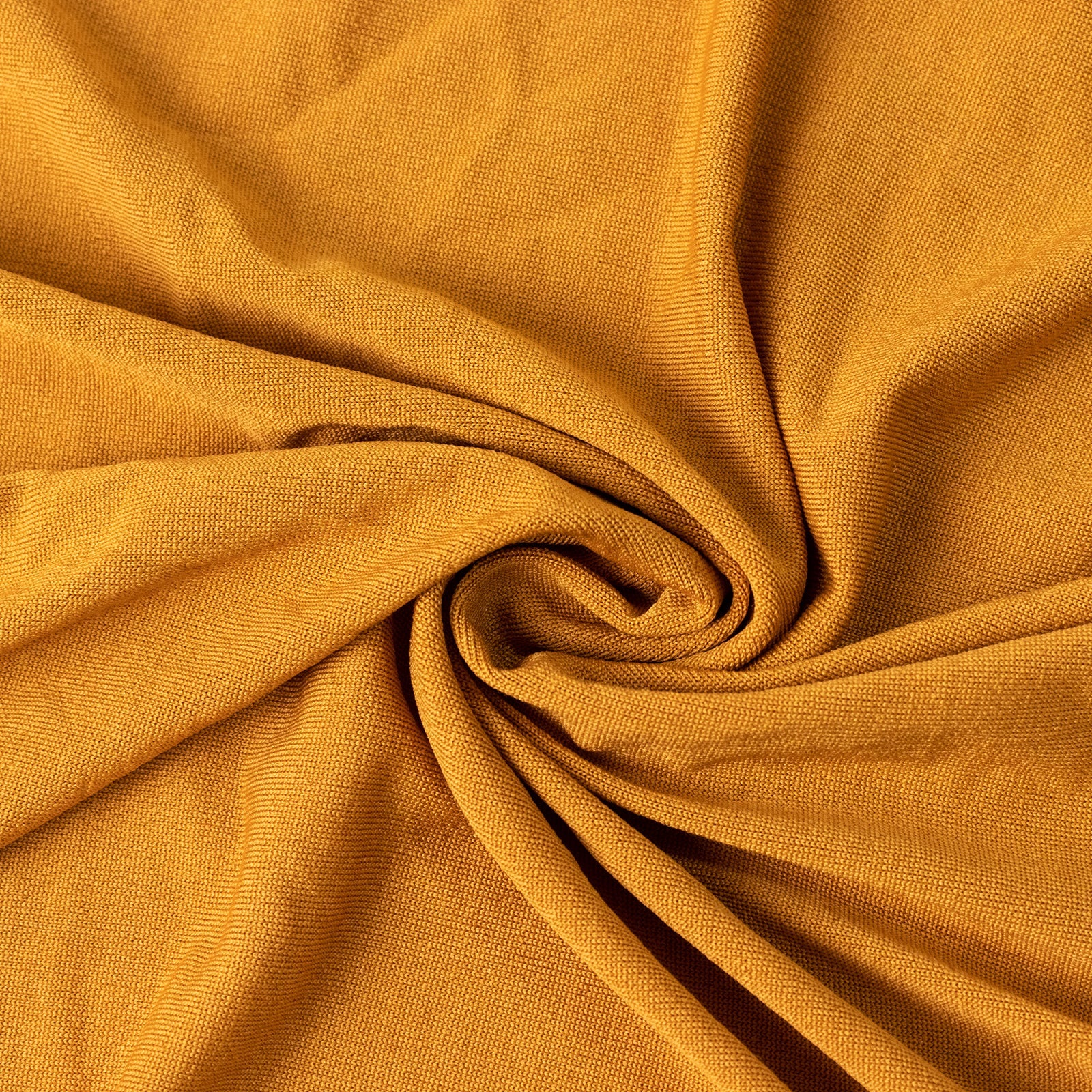 Stretch Spandex Round Tablecloth 5ft Gold - Easy to Maintain Form-Fitting Table Cover - Image 8