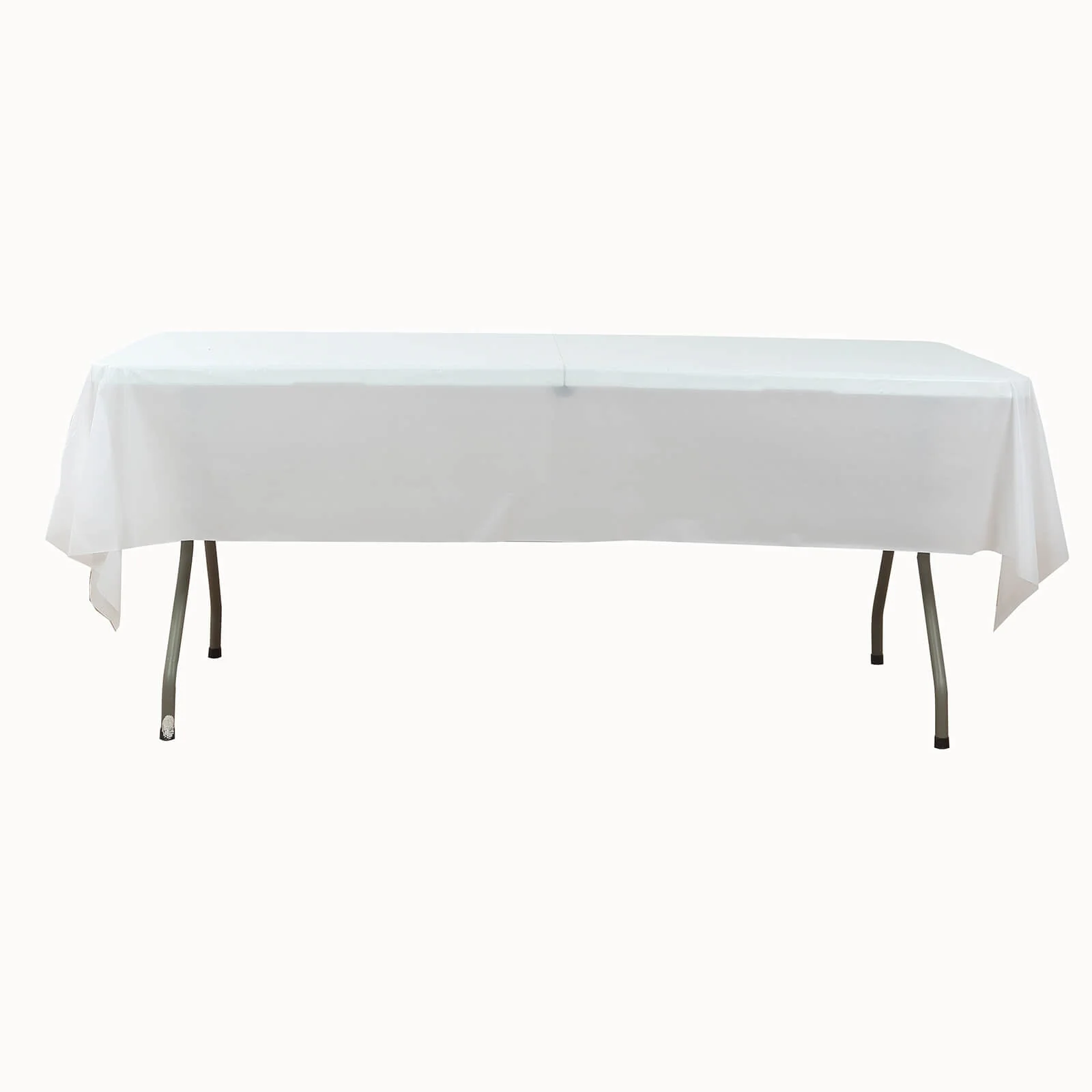 Plastic Table Cover Roll 54"x300ft White with Slide Cutter - Cuts Up to 36 Rectangle 8ft Disposable Tablecloths - Image 7