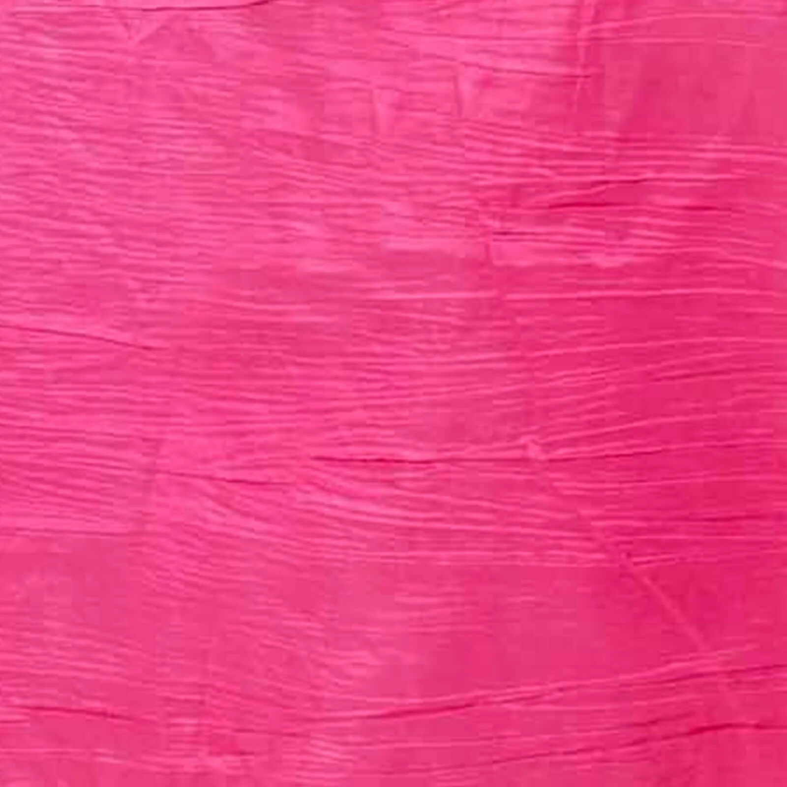 Taffeta Round Tablecloth 120" Fuchsia with Accordion Crinkle Design - Seamless Finish - Image 8