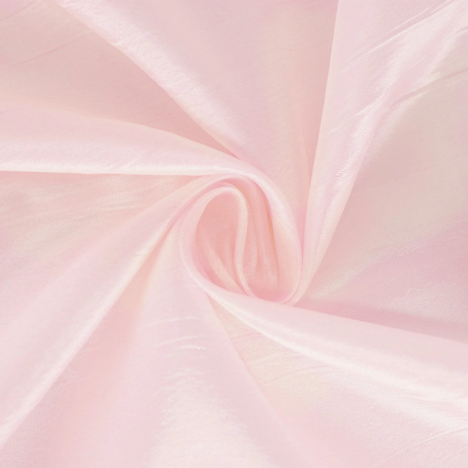 Taffeta Table Overlay 72"x72" Blush - Accordion Crinkle Table Topper - Image 7
