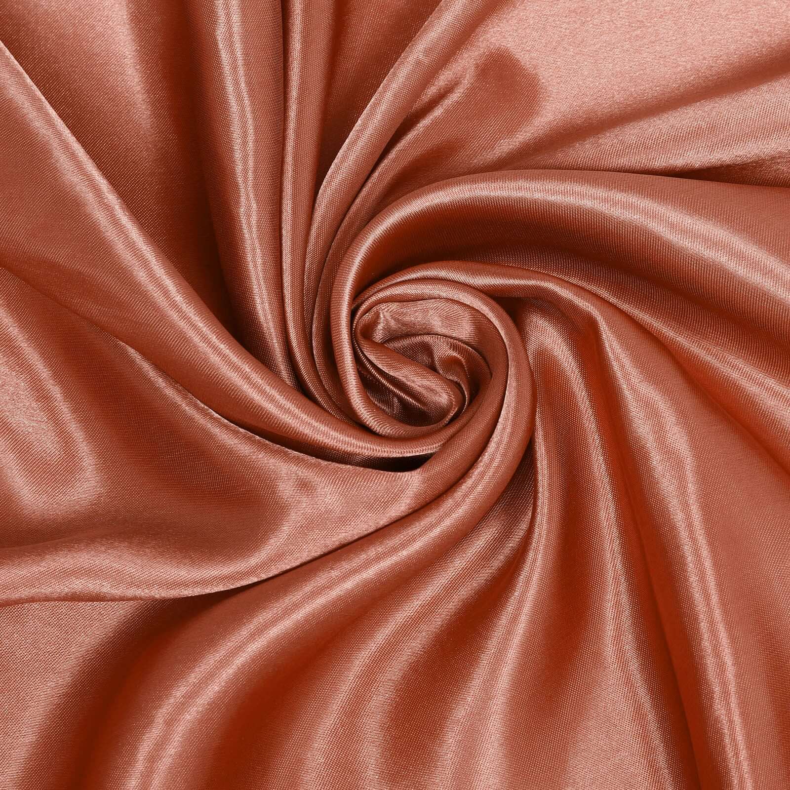 Terracotta (Rust) Satin Fabric Bolt 10 Yards 54" - Image 11