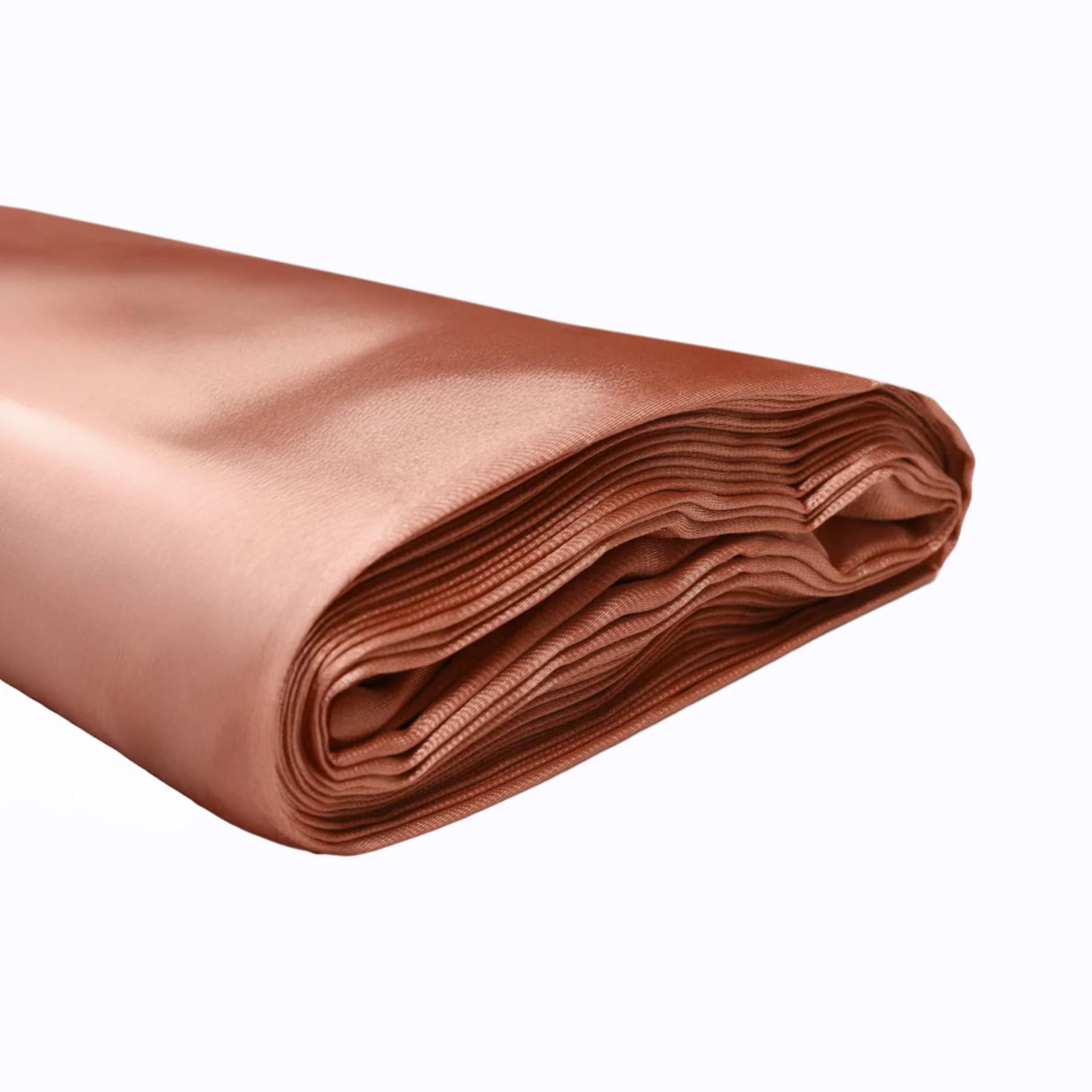 Terracotta (Rust) Satin Fabric Bolt 10 Yards 54" - Image 12