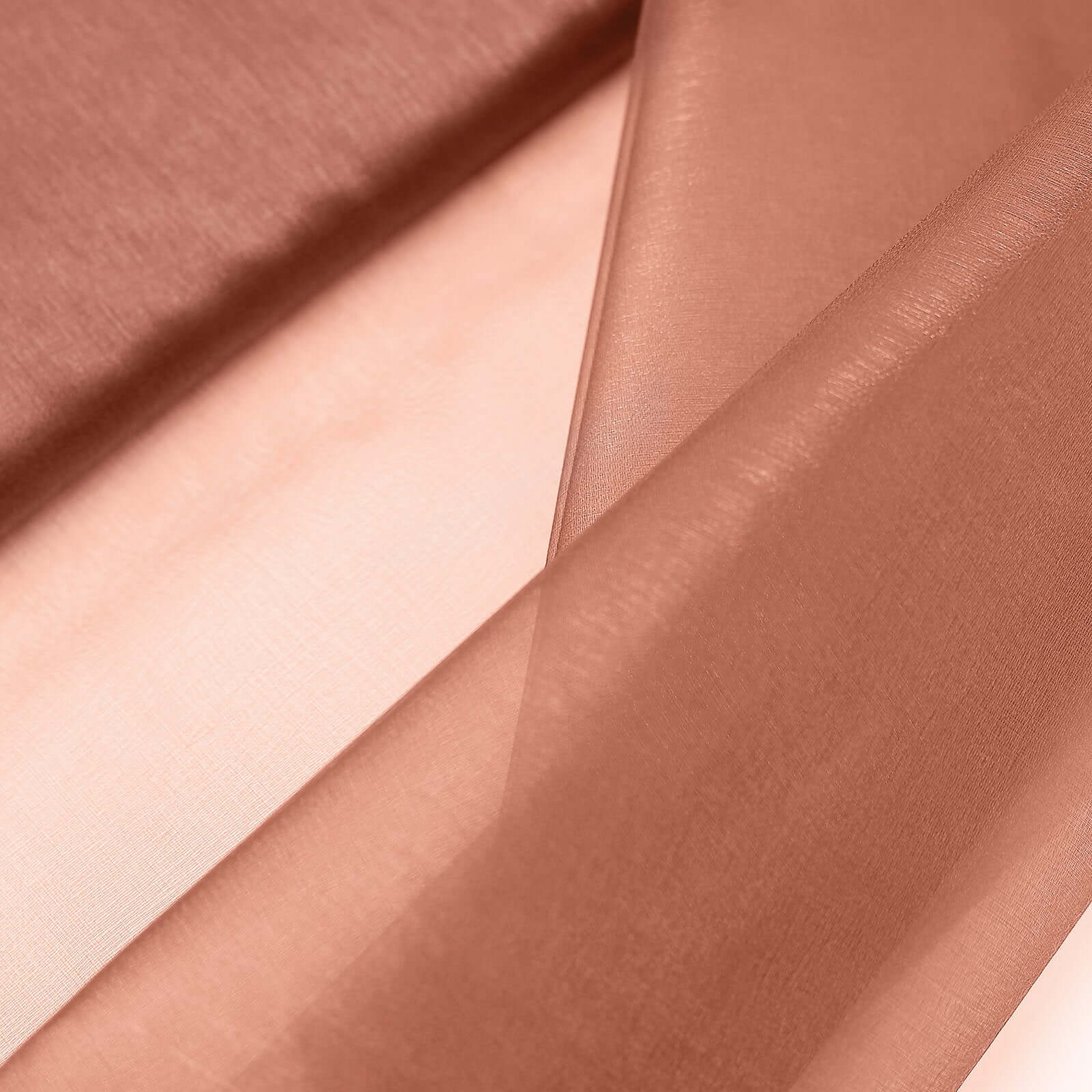 Terracotta (Rust) Solid Sheer Chiffon Fabric Bolt, DIY Voile Drapery Fabric 54"x10yd - Image 5