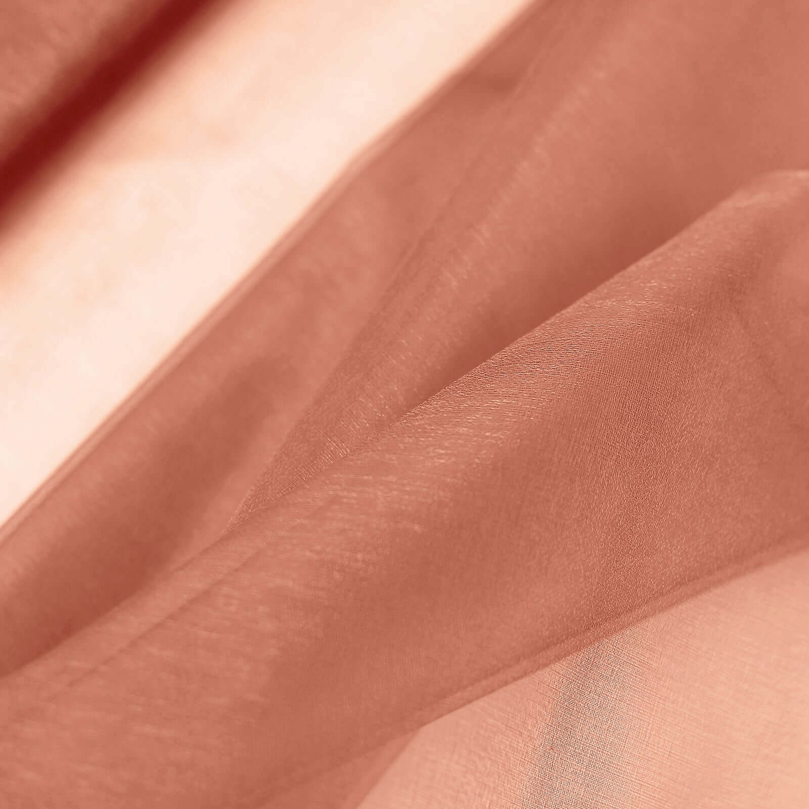 Terracotta (Rust) Solid Sheer Chiffon Fabric Bolt, DIY Voile Drapery Fabric 54"x10yd - Image 6