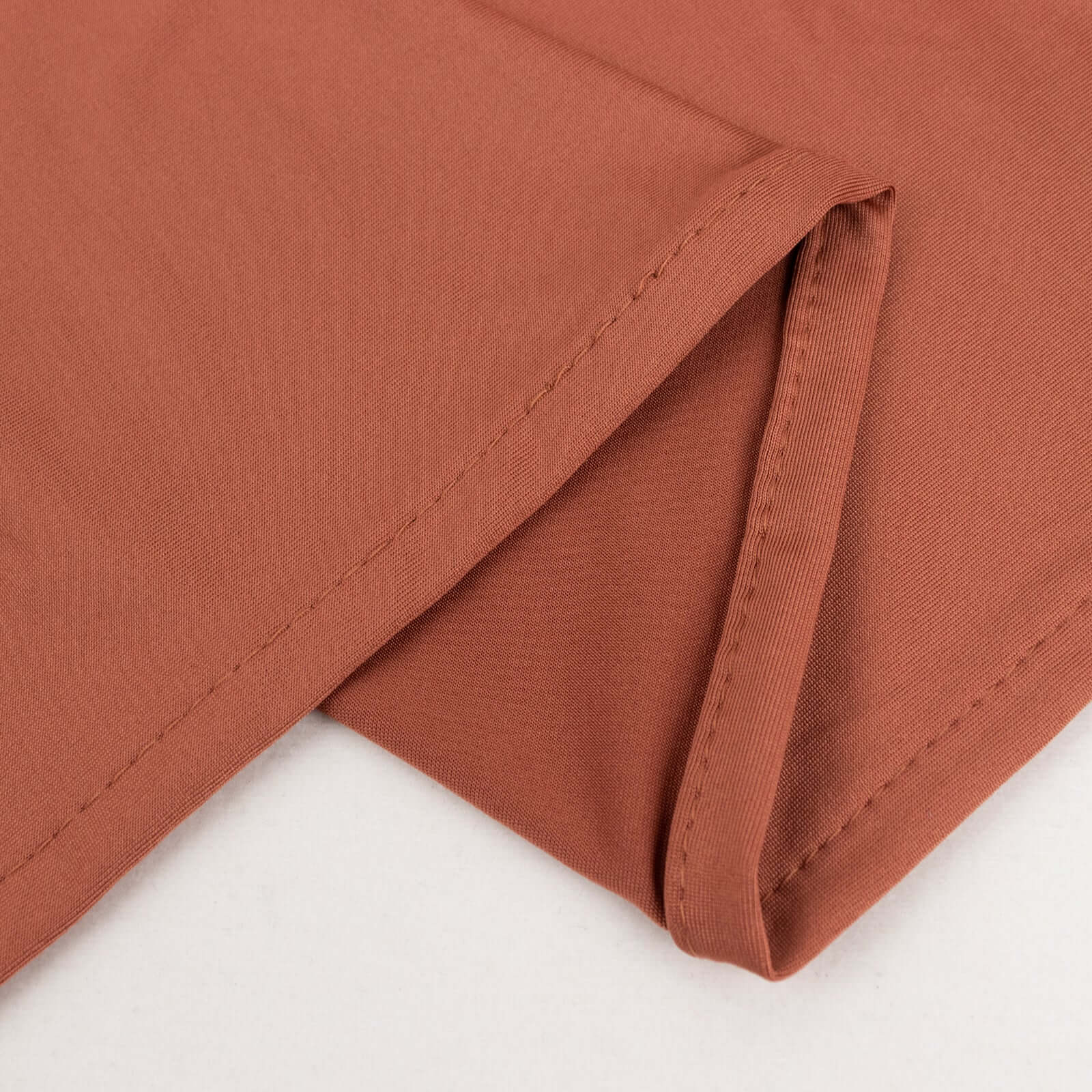 Terracotta (Rust) Spandex 4-Way Stretch Fabric Bolt, DIY Craft Fabric Roll - 60"x10 Yards - Image 2