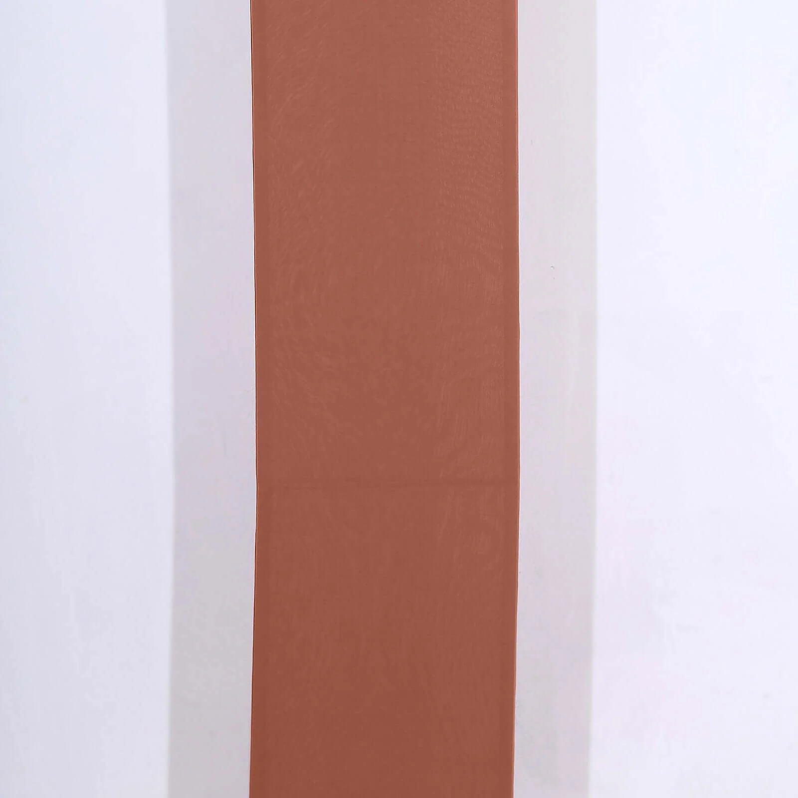 Terracotta (Rust) Spandex Fitted Open Arch Backdrop Cover, Double-Sided U-Shaped Wedding Arch Slipcover 8ft - Image 11