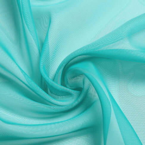 Turquoise Sheer Organza Wedding Arch Draping Fabric, Long Curtain Backdrop Window Scarf Valance 18ft - Image 7
