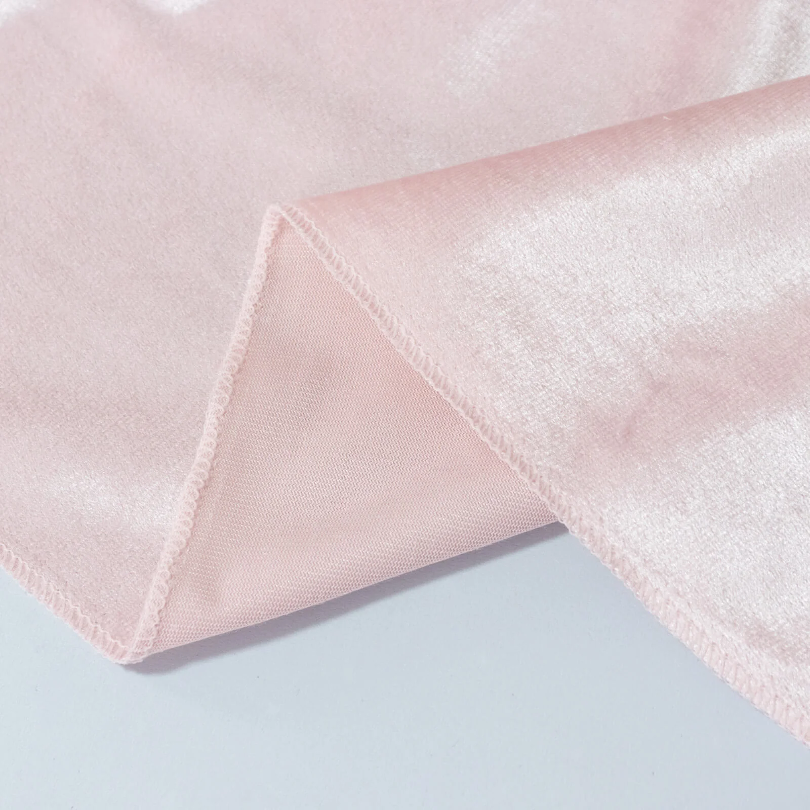 Premium Velvet Round Tablecloth 132" Blush - Soft & Reusable Table Cover - Image 4