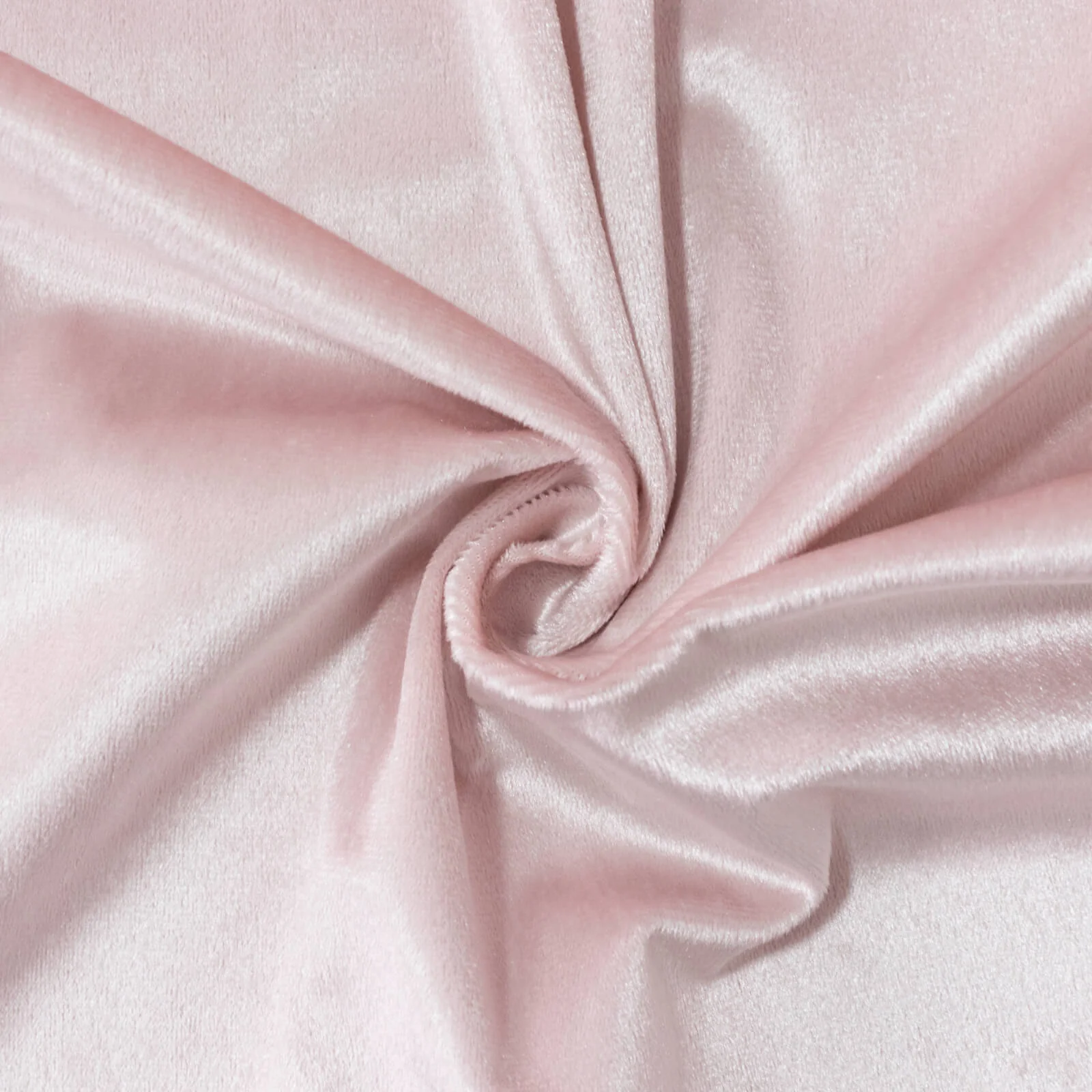 Premium Velvet Round Tablecloth 132" Blush - Soft & Reusable Table Cover - Image 6