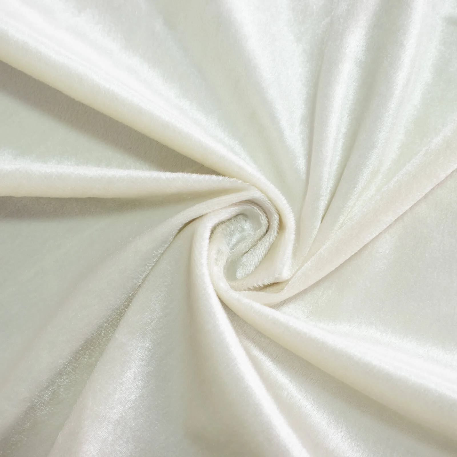 Premium Velvet Round Tablecloth 132" Ivory - Soft & Reusable Table Cover - Image 6